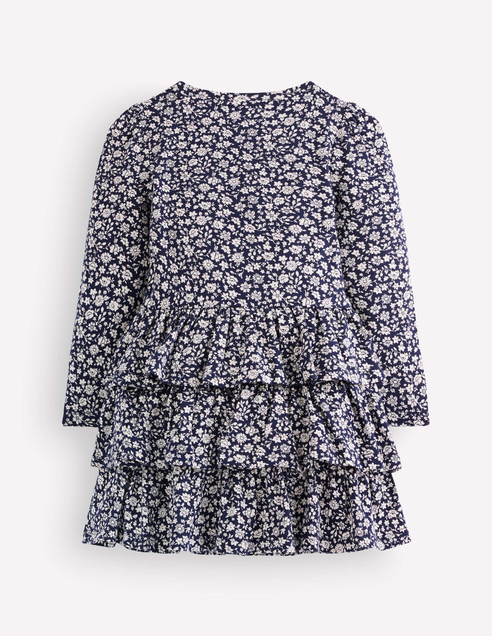 Cora Jersey RaRa Dress-Blue Ditsy-2