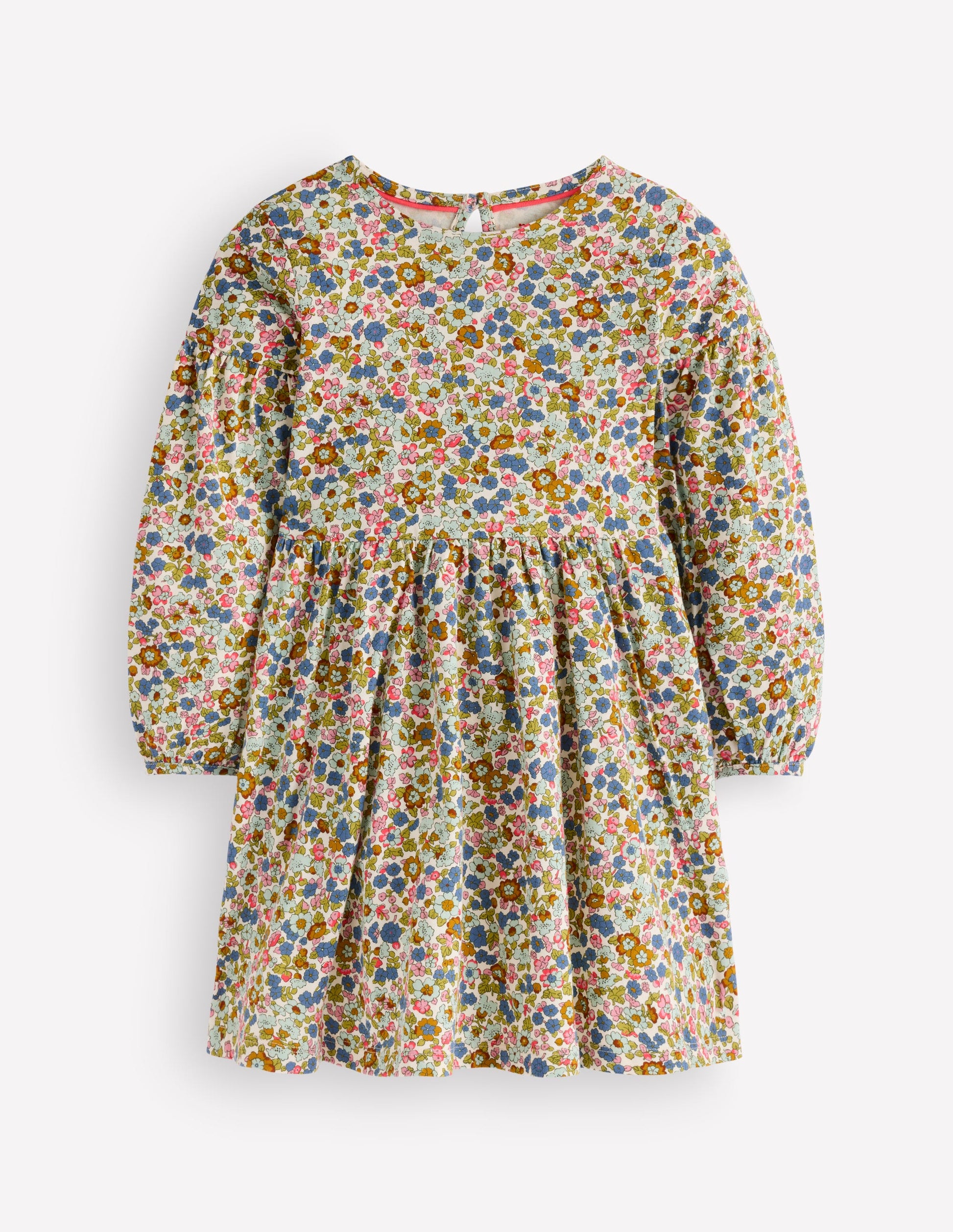 Madeline Blouson Sleeve Dress-Ditsy Floral-1