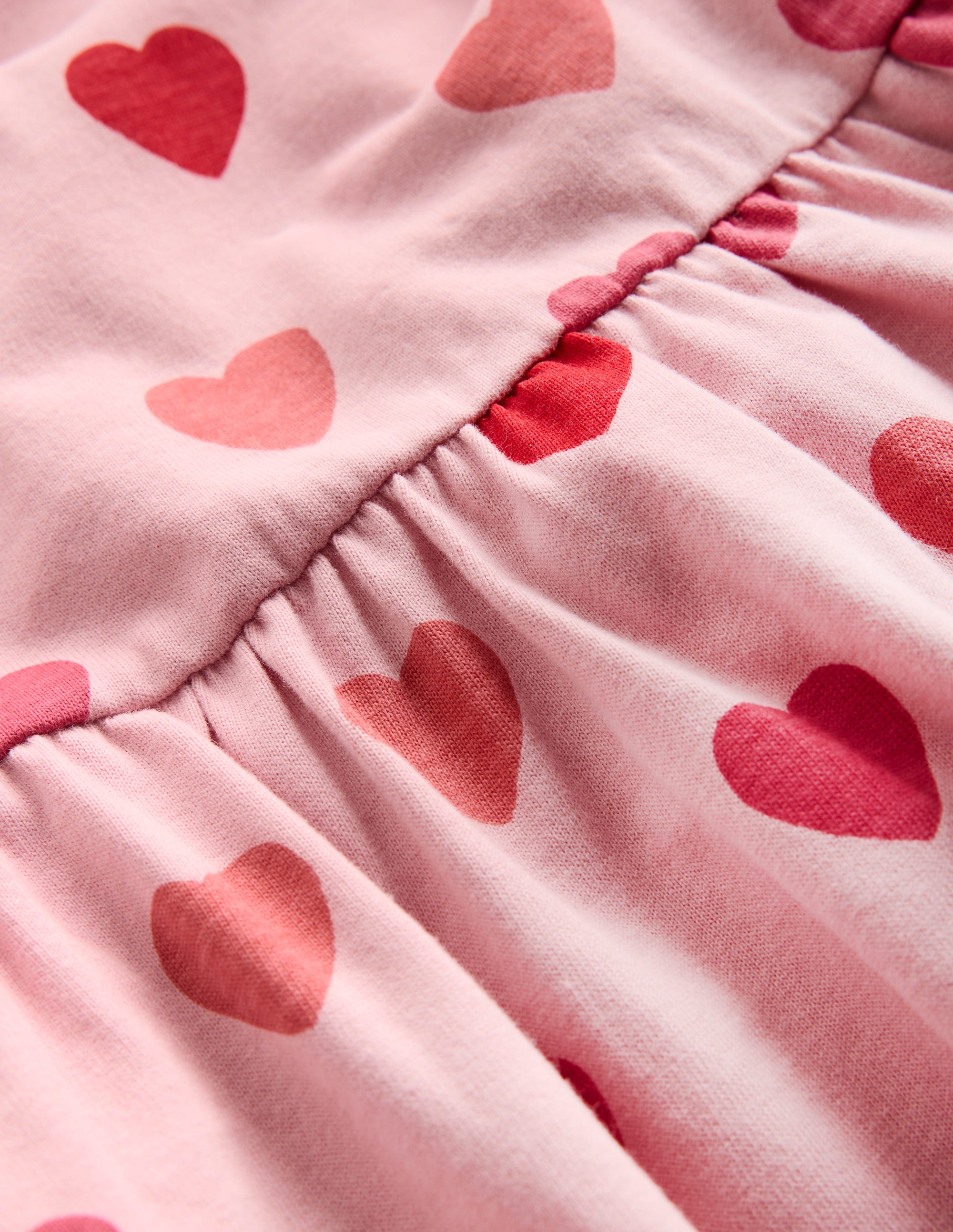 Madeline Blouson Sleeve Dress-Heart Print - Image 3