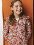 Printed Collared Zip-through-Floral