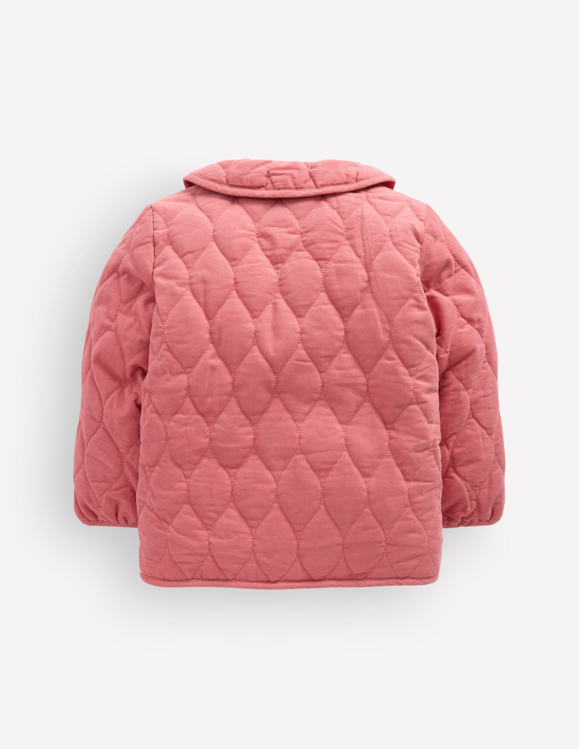 Quilted Cord Jacket-Heather Rose Floral Embroidery-2