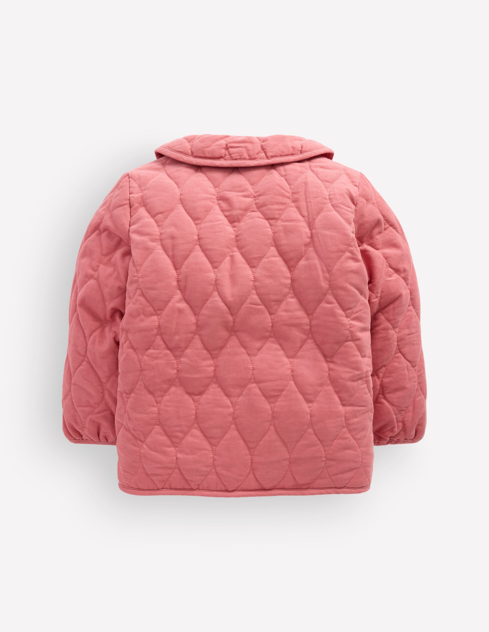 Quilted Cord Jacket-Heather Rose Floral Embroidery - Image 2