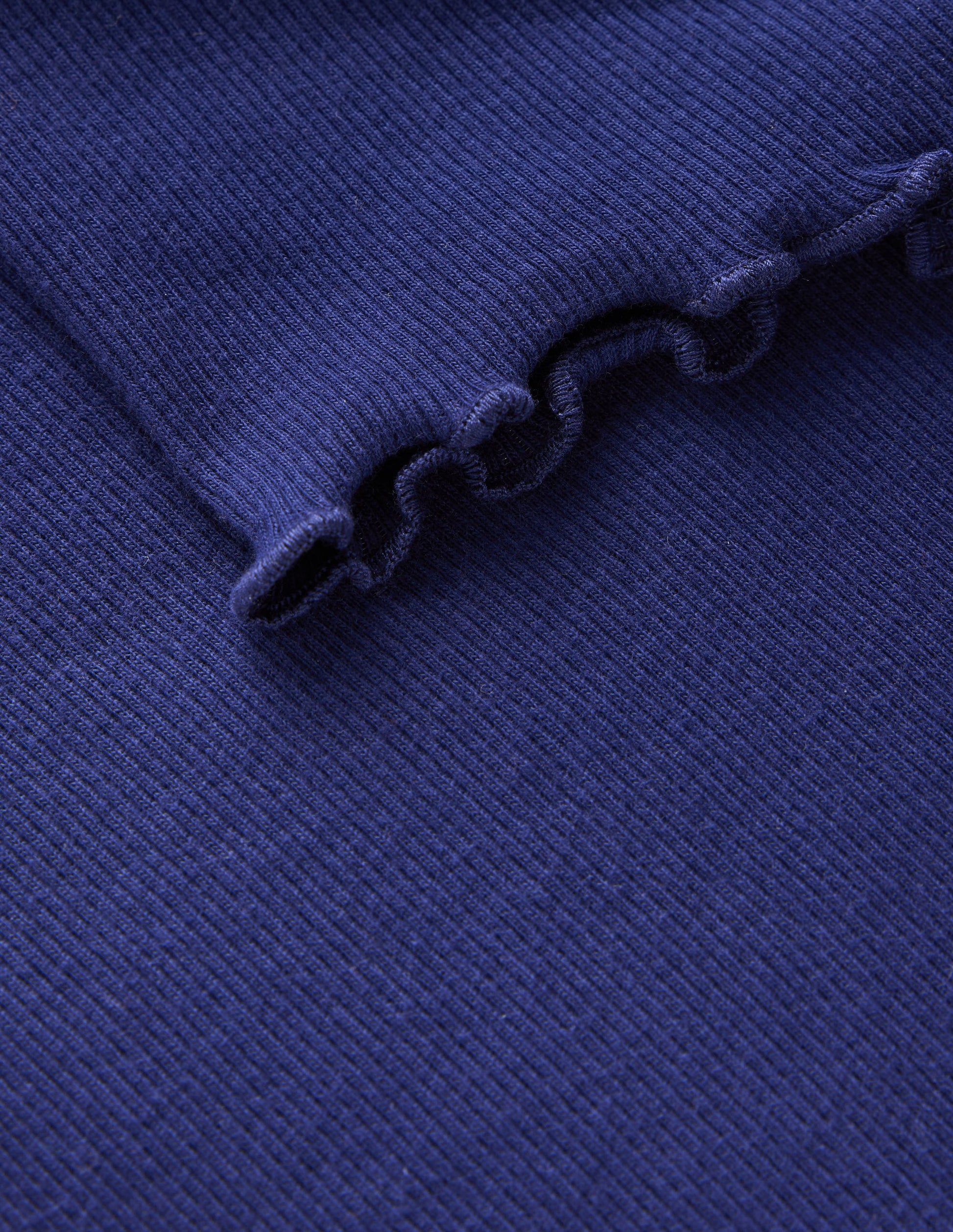 Short Sleeve Rib T-Shirt-College Navy-3