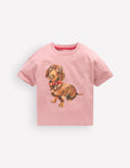 Short Sleeve Printed T-shirt-ZEPHYR SAUSAGE DOG