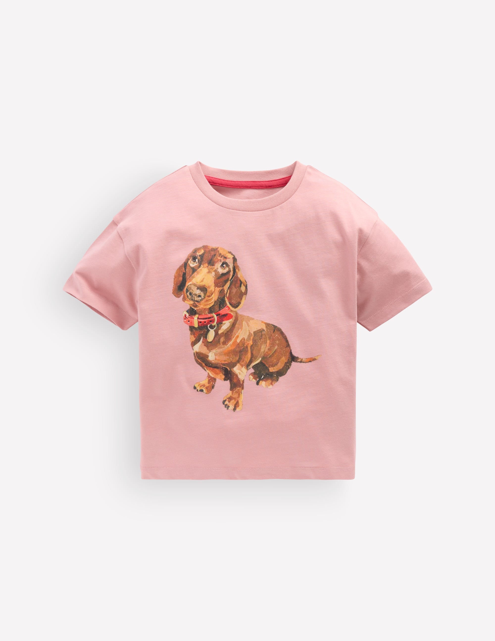 Short Sleeve Printed T-shirt-ZEPHYR SAUSAGE DOG - Image 1