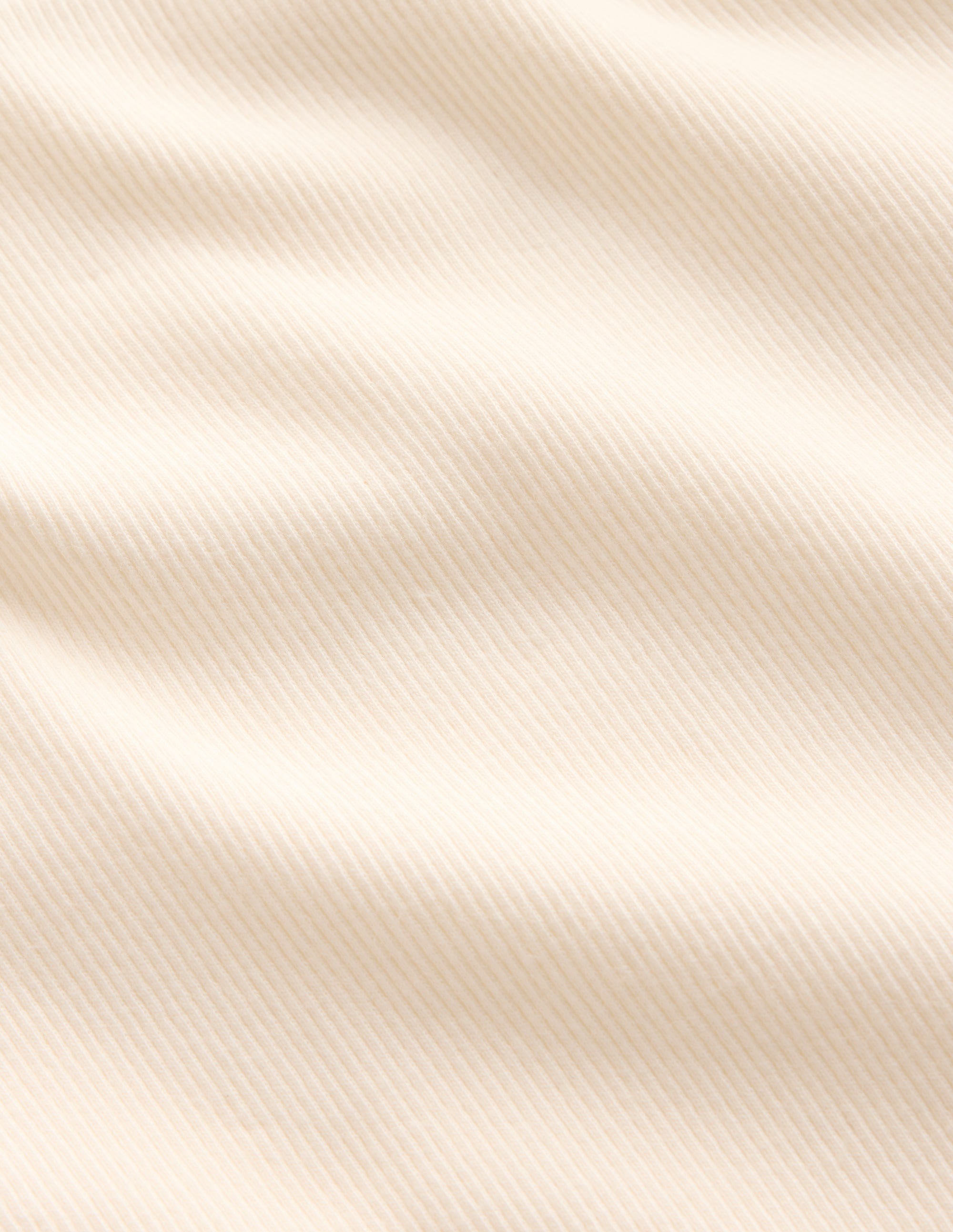 Ribbed Long Sleeve T-Shirt-Soft Ivory - Image 3