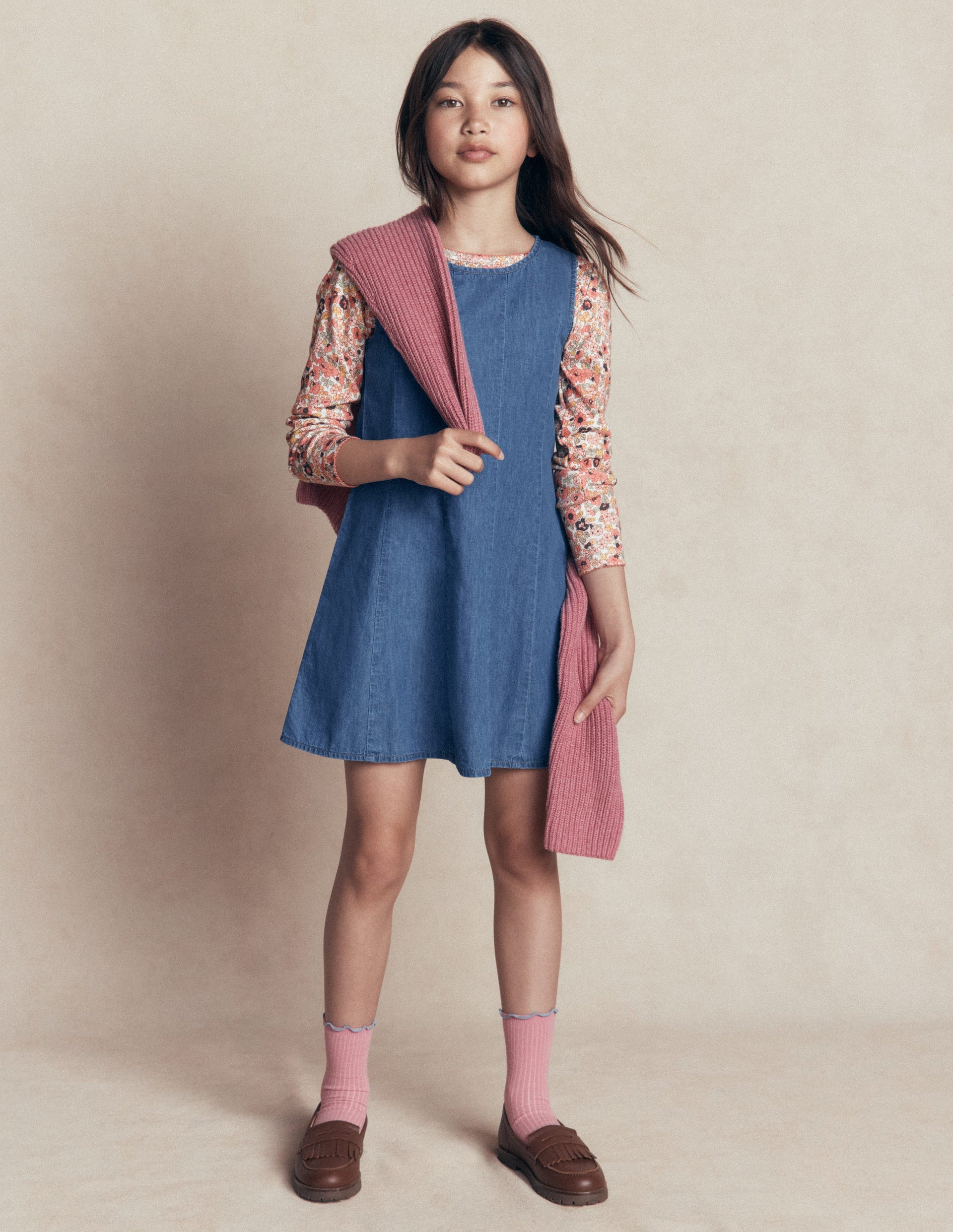 mini boden pinafore dress Willa - Mid Denim Quinceanera Size/Age:90 (12-24M) Made from pure cotton Bodycon Orange Spaghetti Straps