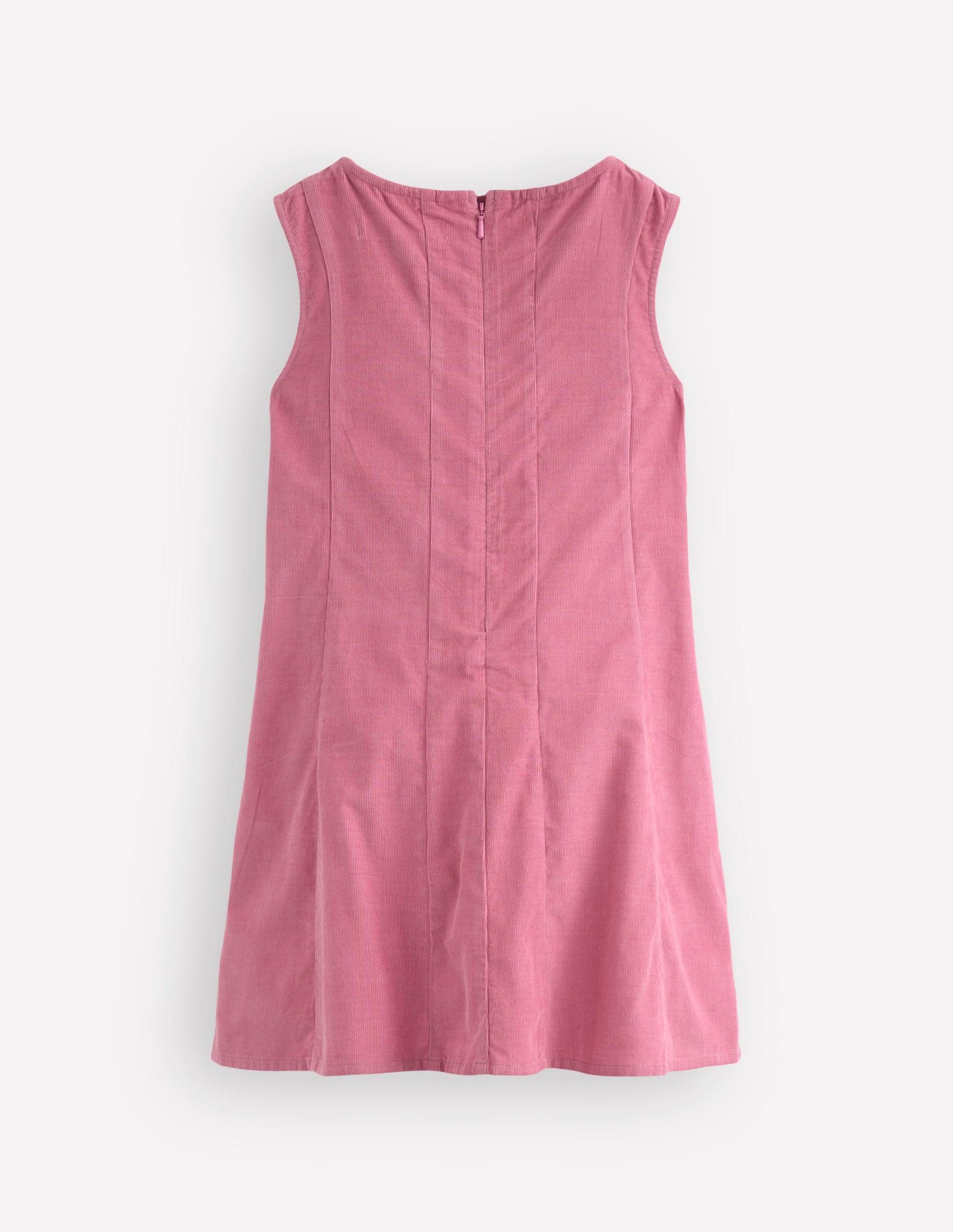 Willa Pinafore Dress-Pink Heather-3