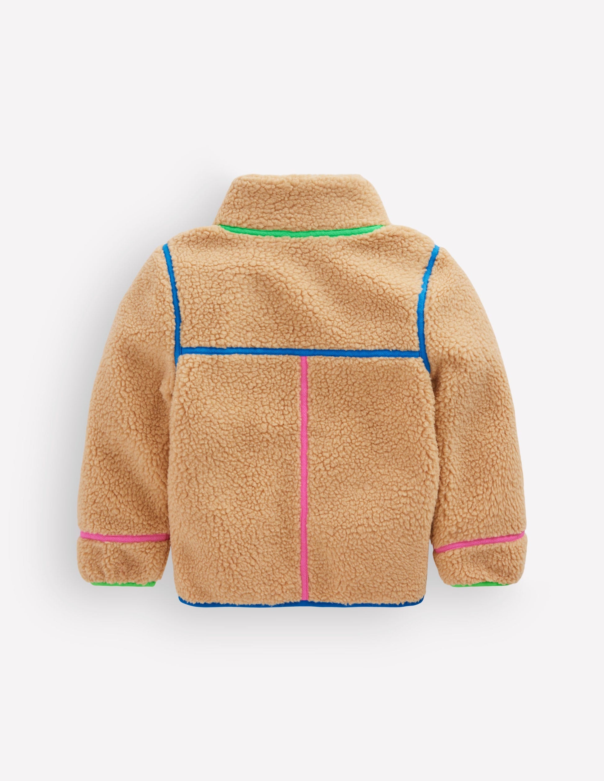 Fun Borg Mix Fleece-Rainbow Trim Borg-3
