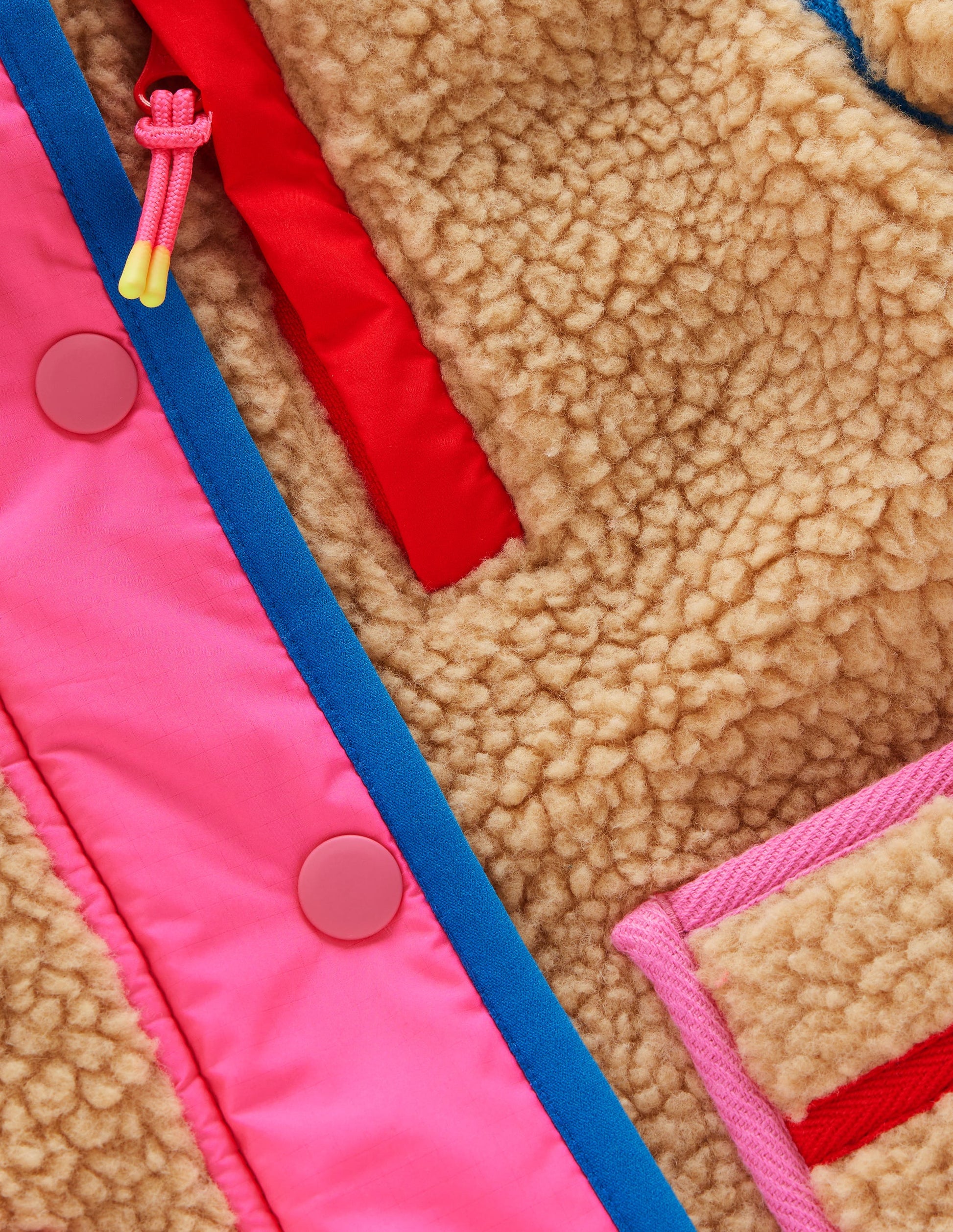 Fun Borg Mix Fleece-Rainbow Trim Borg-4