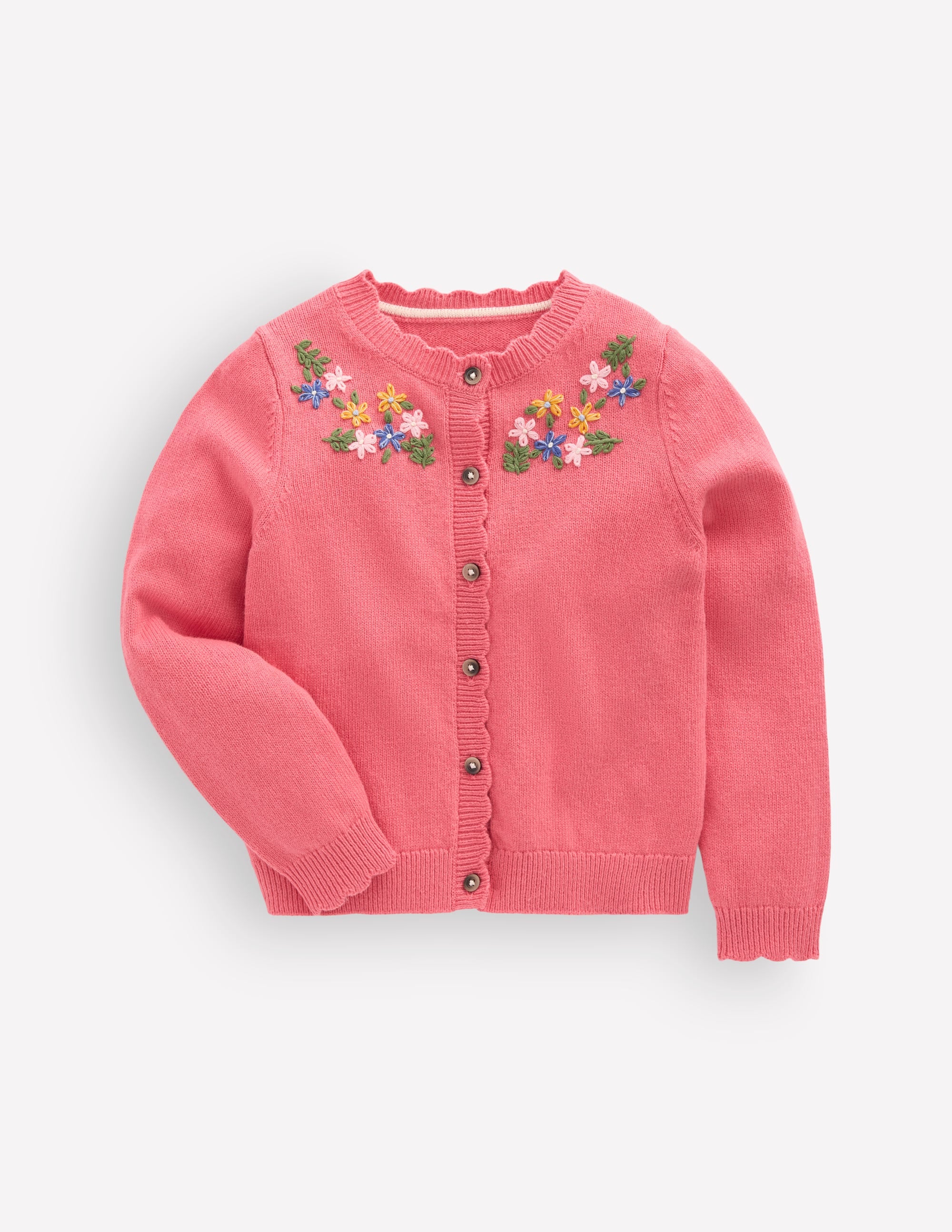 Pretty Embroidered Cardigan-Vintage Rose Floral Embroidery - Image 2
