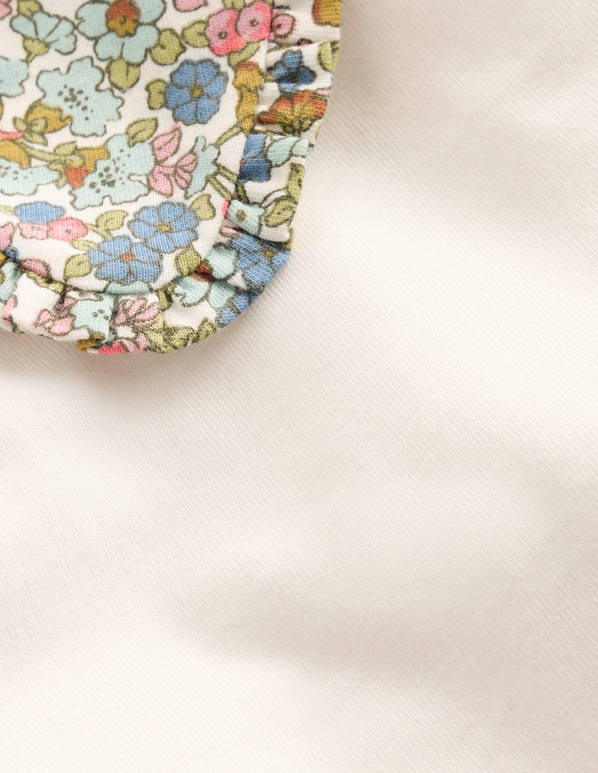 Collared Breton Jersey Top-Coconut Milk and Blue Floral-3