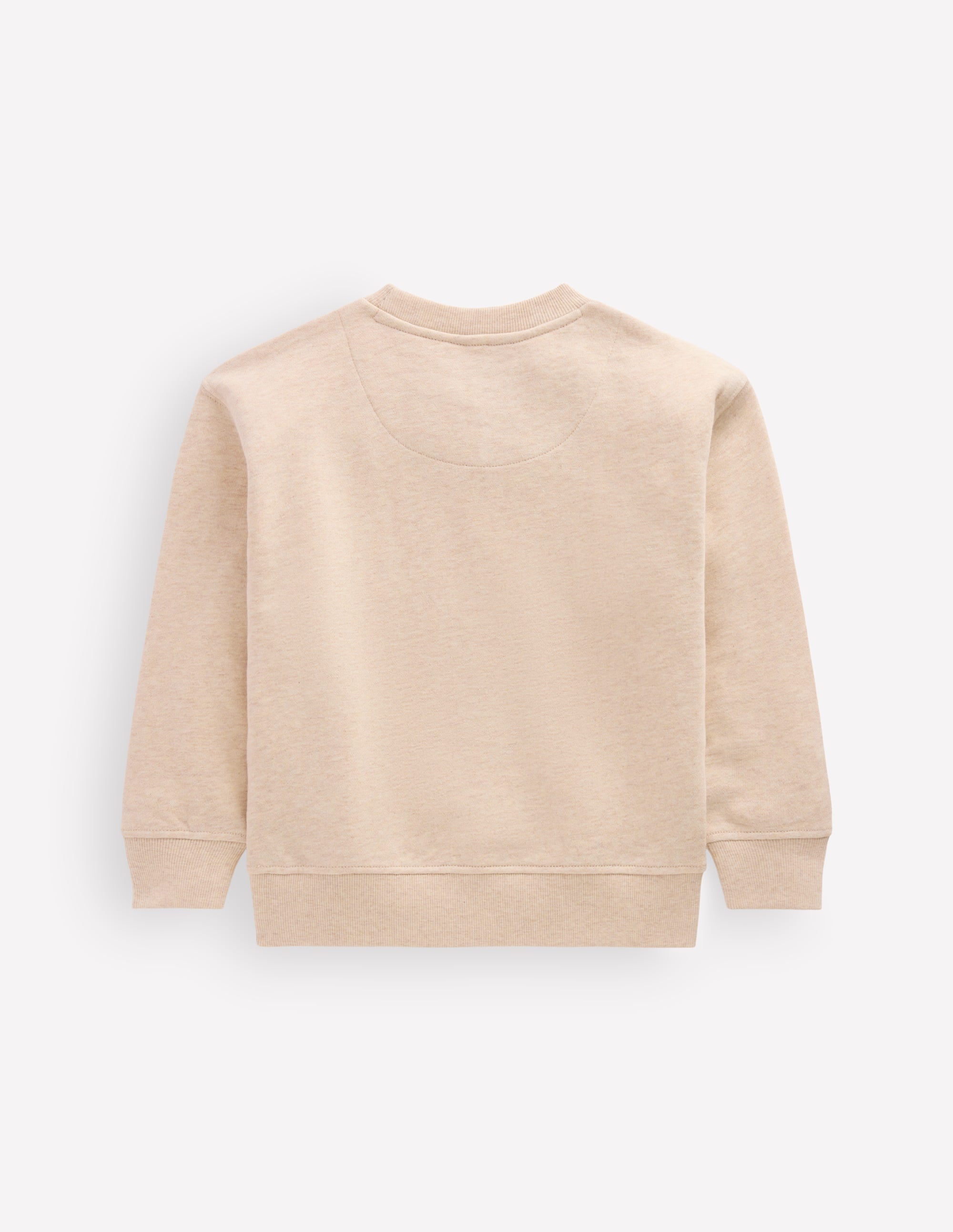 Relaxed Panel Sweatshirt-Oatmeal Marl Patchwork Floral - Image 3