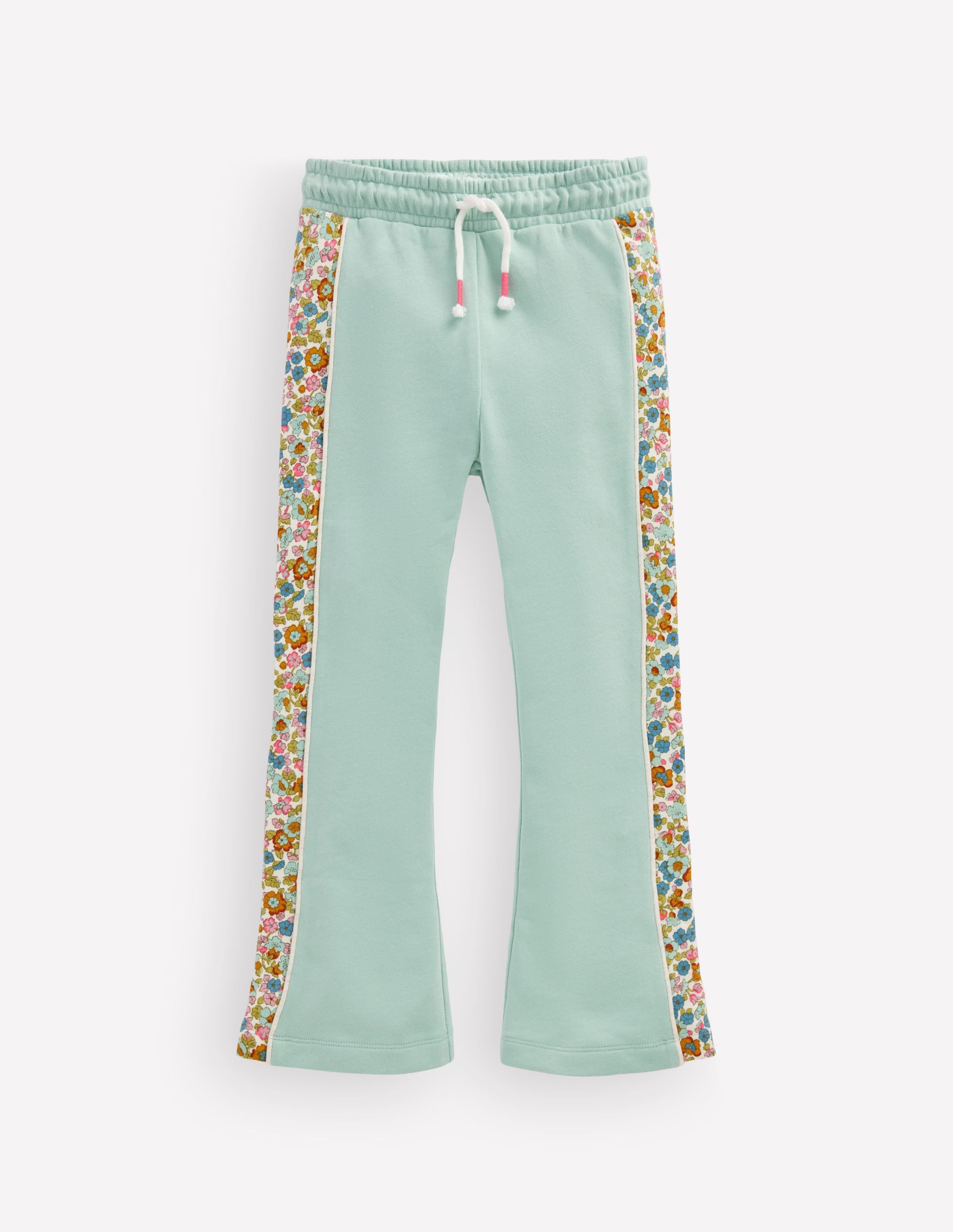 Kickflare Joggers-Cornish Blue Floral - Image 1