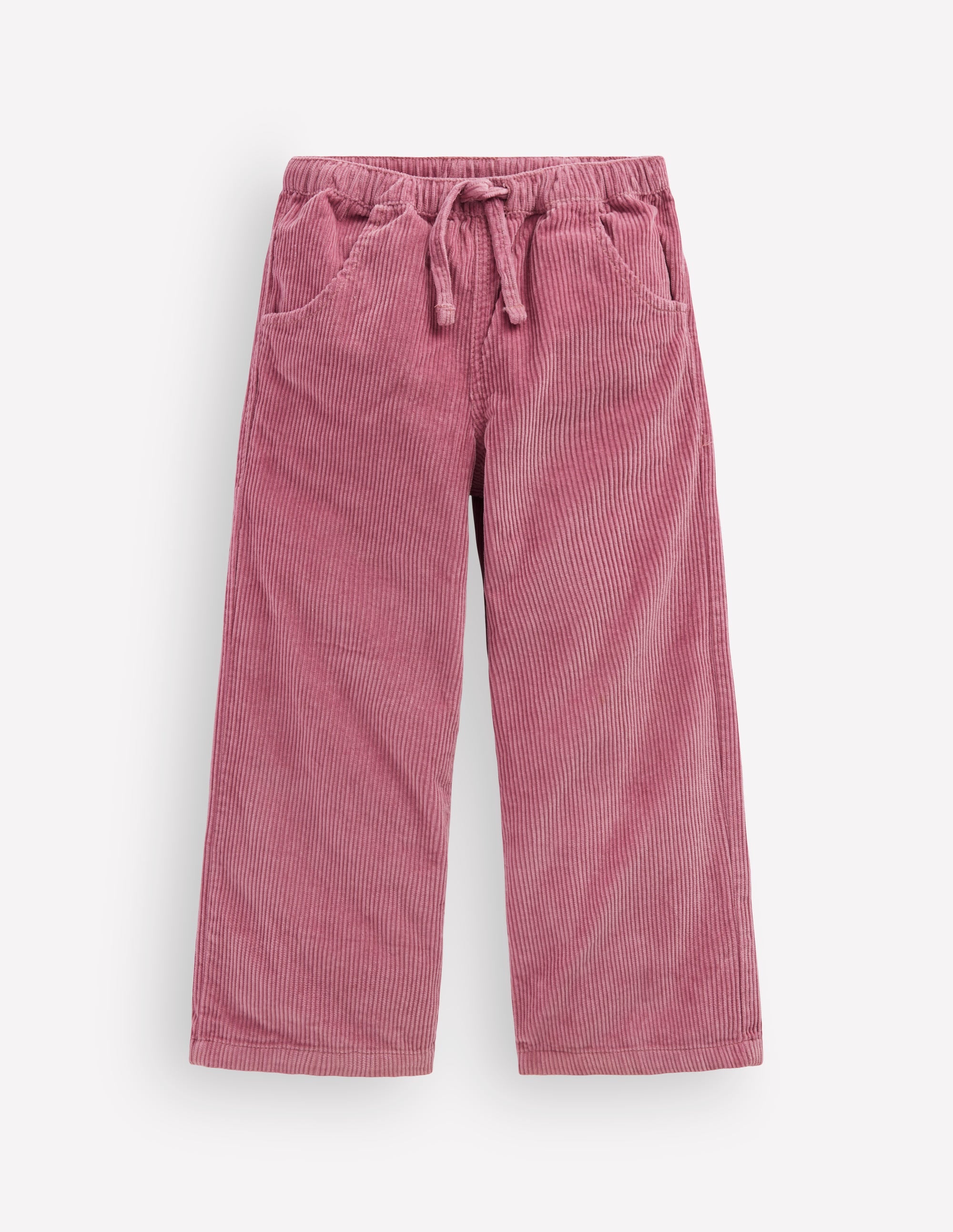 Draw Cord Trousers-Pink Heather - Image 1