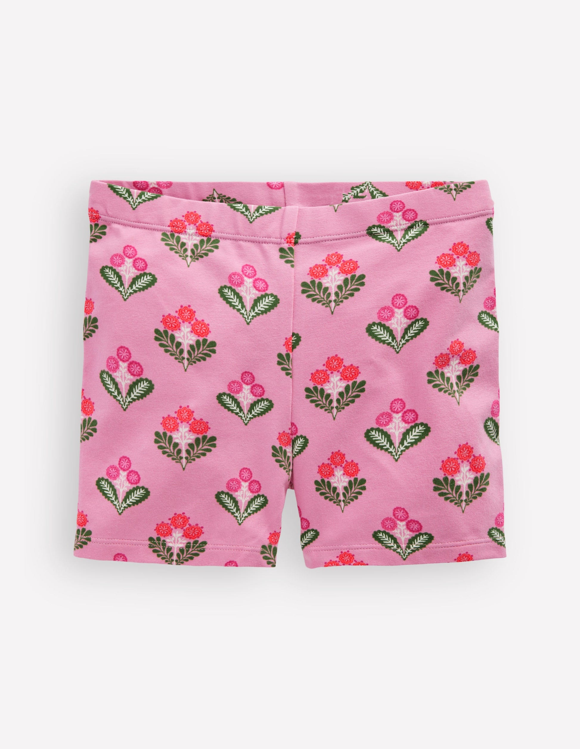 Cartwheel Shorts-Pink Woodblock-1
