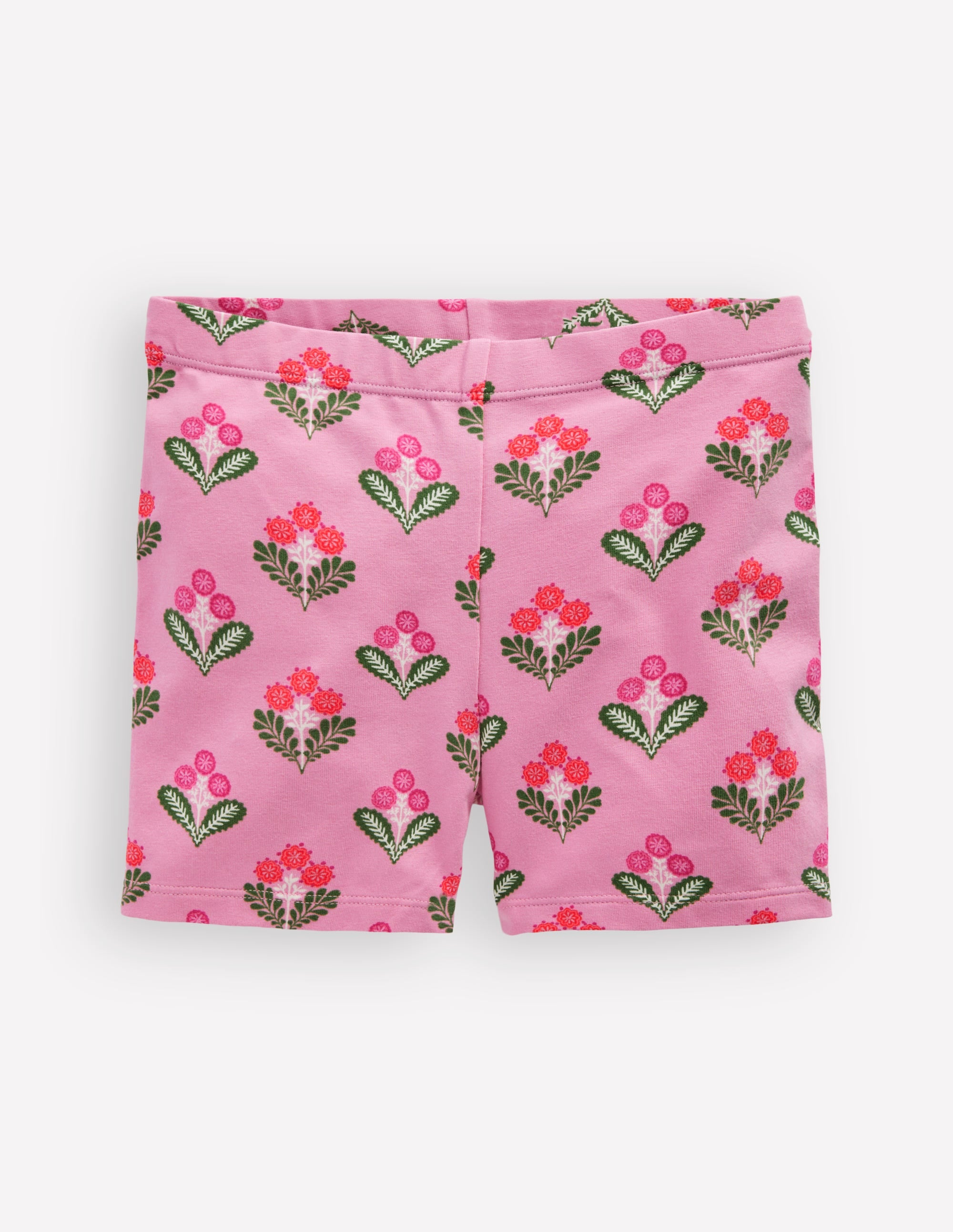 Cartwheel Shorts-Pink Woodblock - Image 1