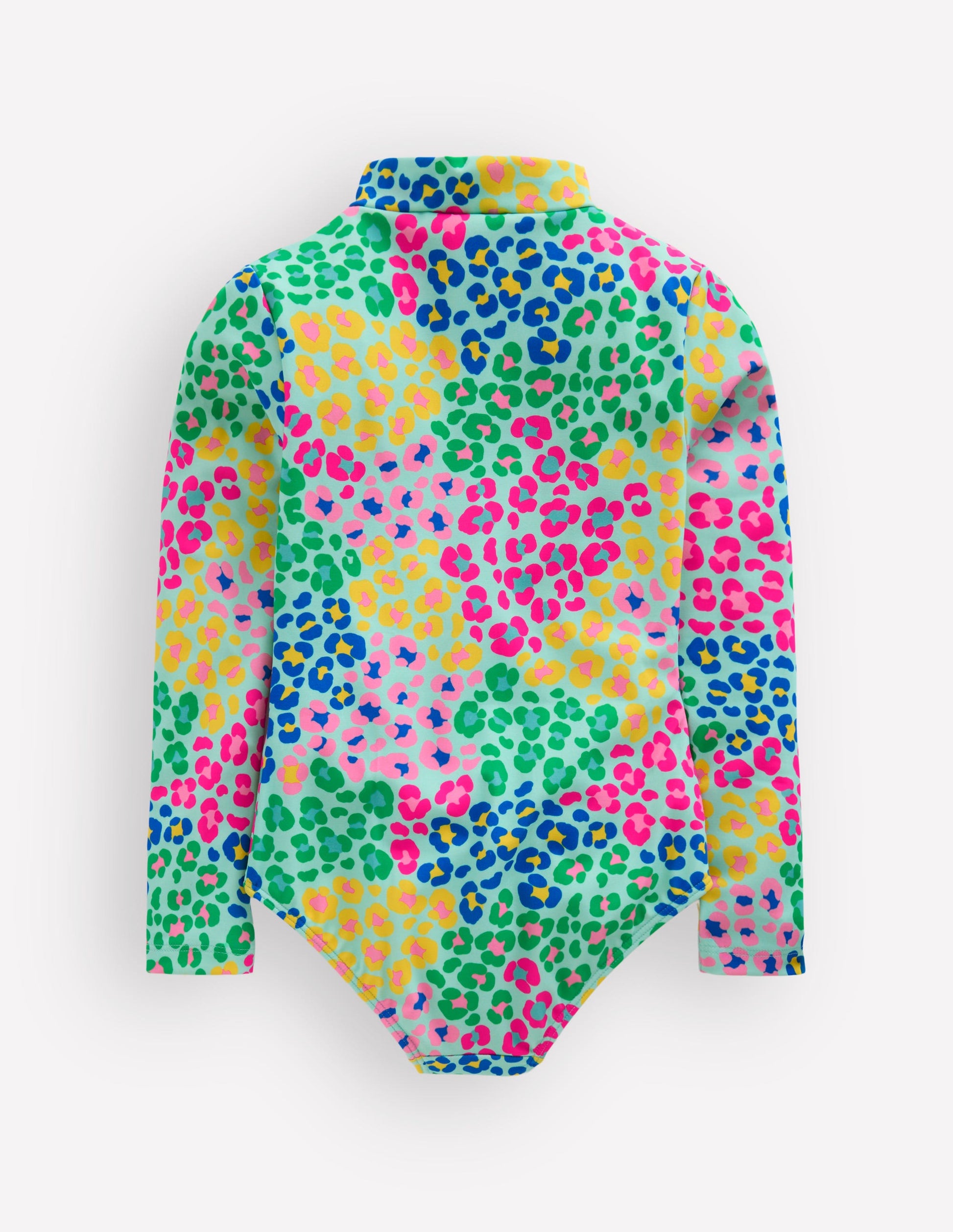 Long-sleeved Swimsuit-Multi Leopard-2