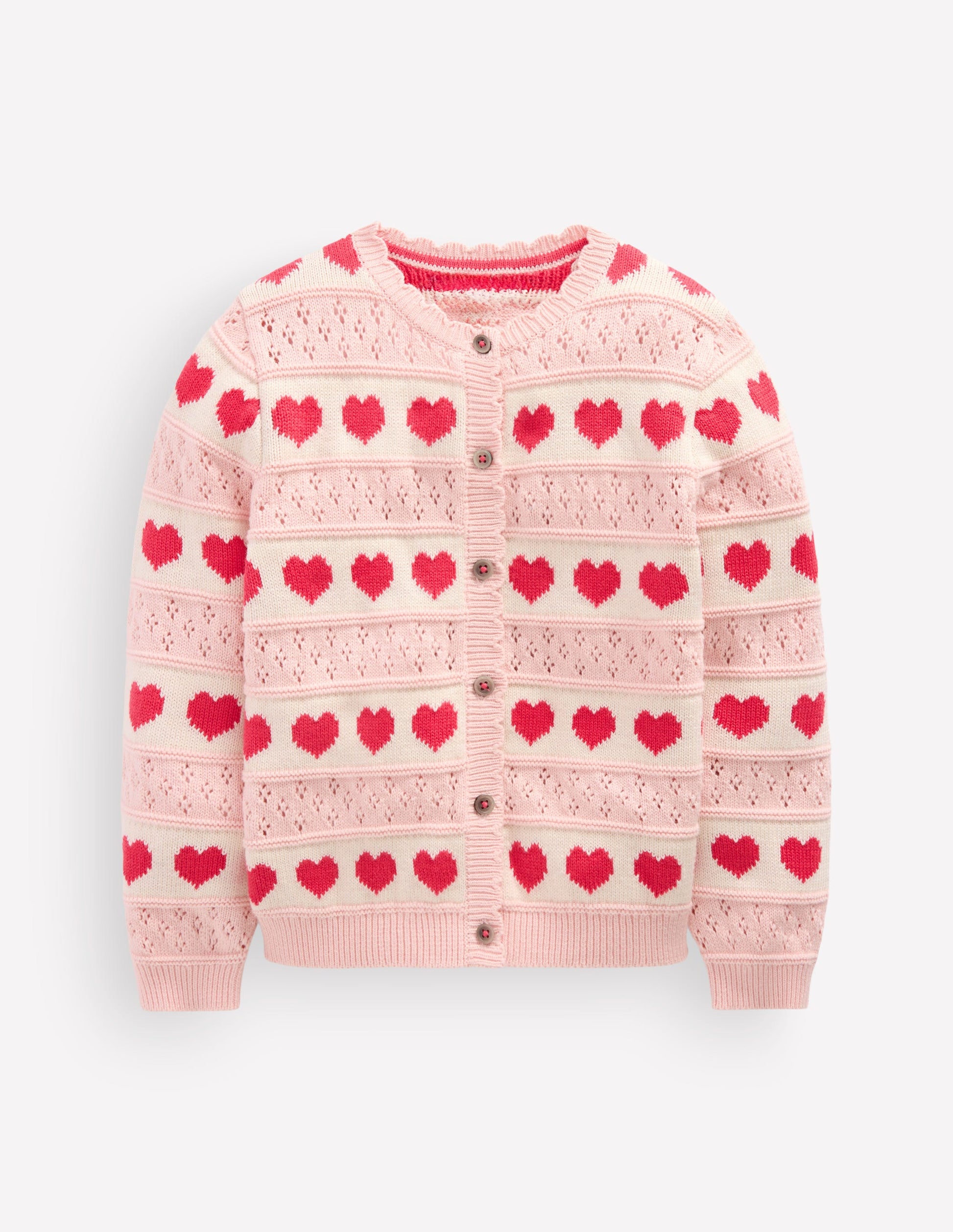 Pretty Scallop Cardigan-Chalk Pink-1