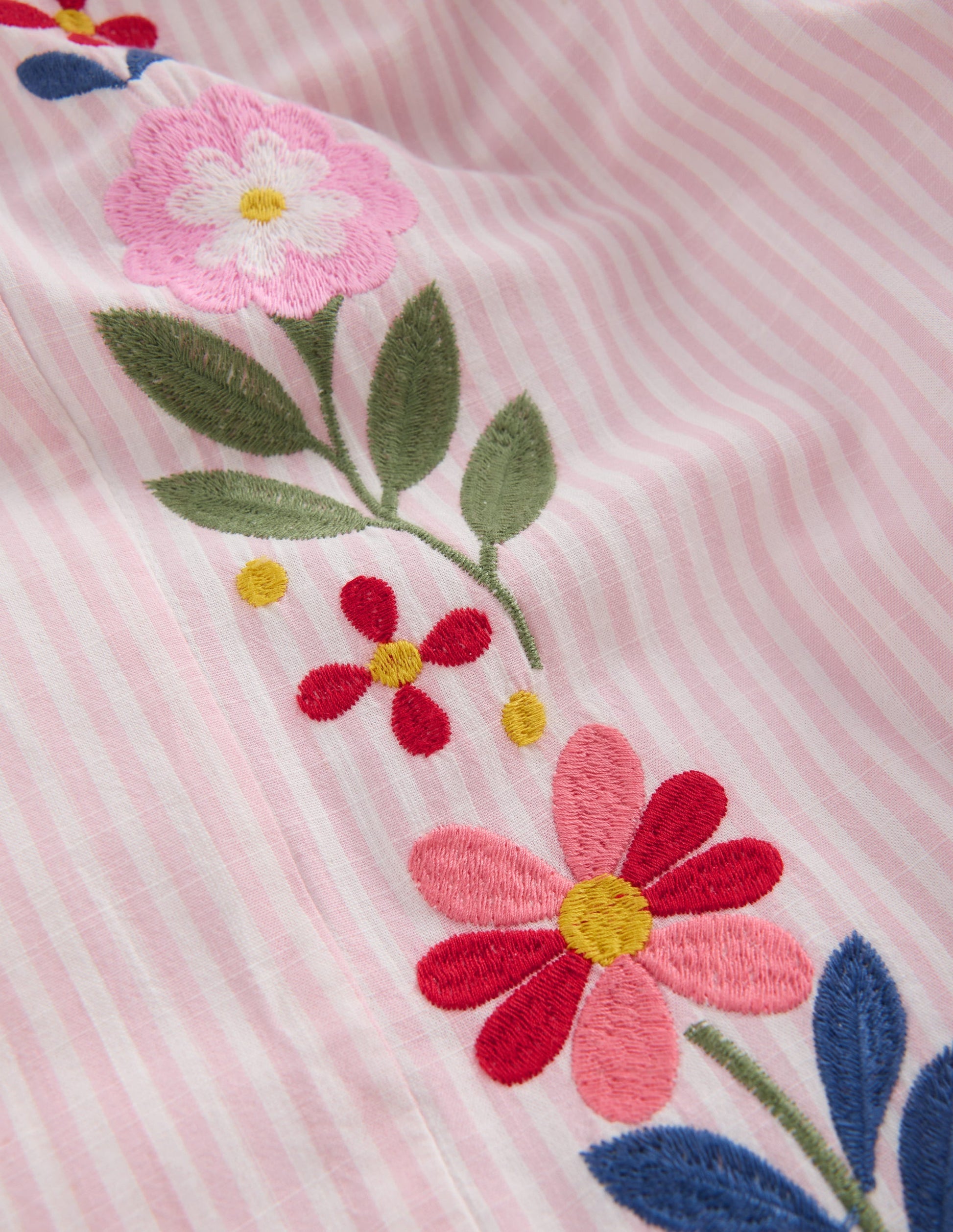 Scallop Hem Trousers-Chalk Pink/ Ivory Floral-4