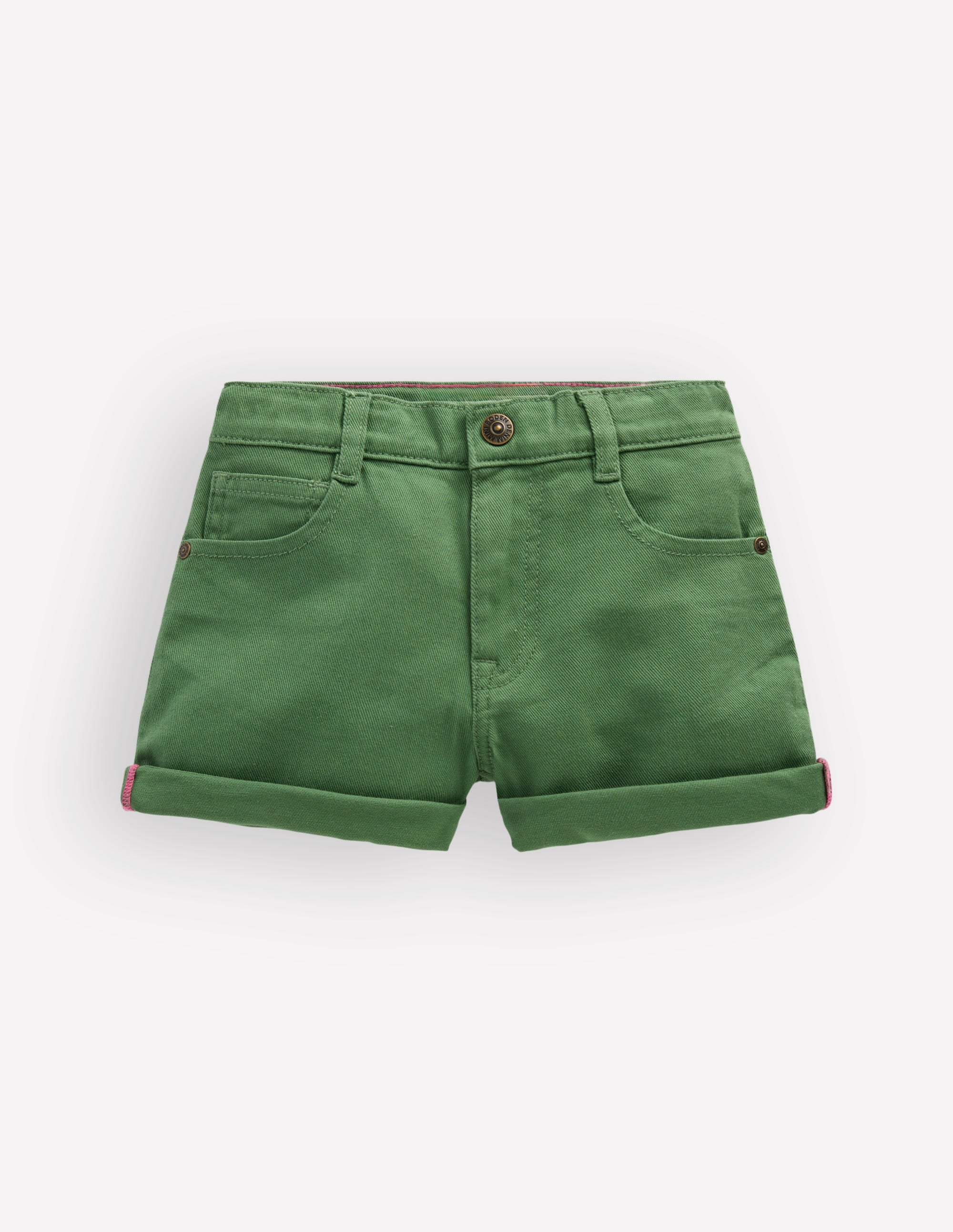Denim Shorts-Safari Green - Image 1