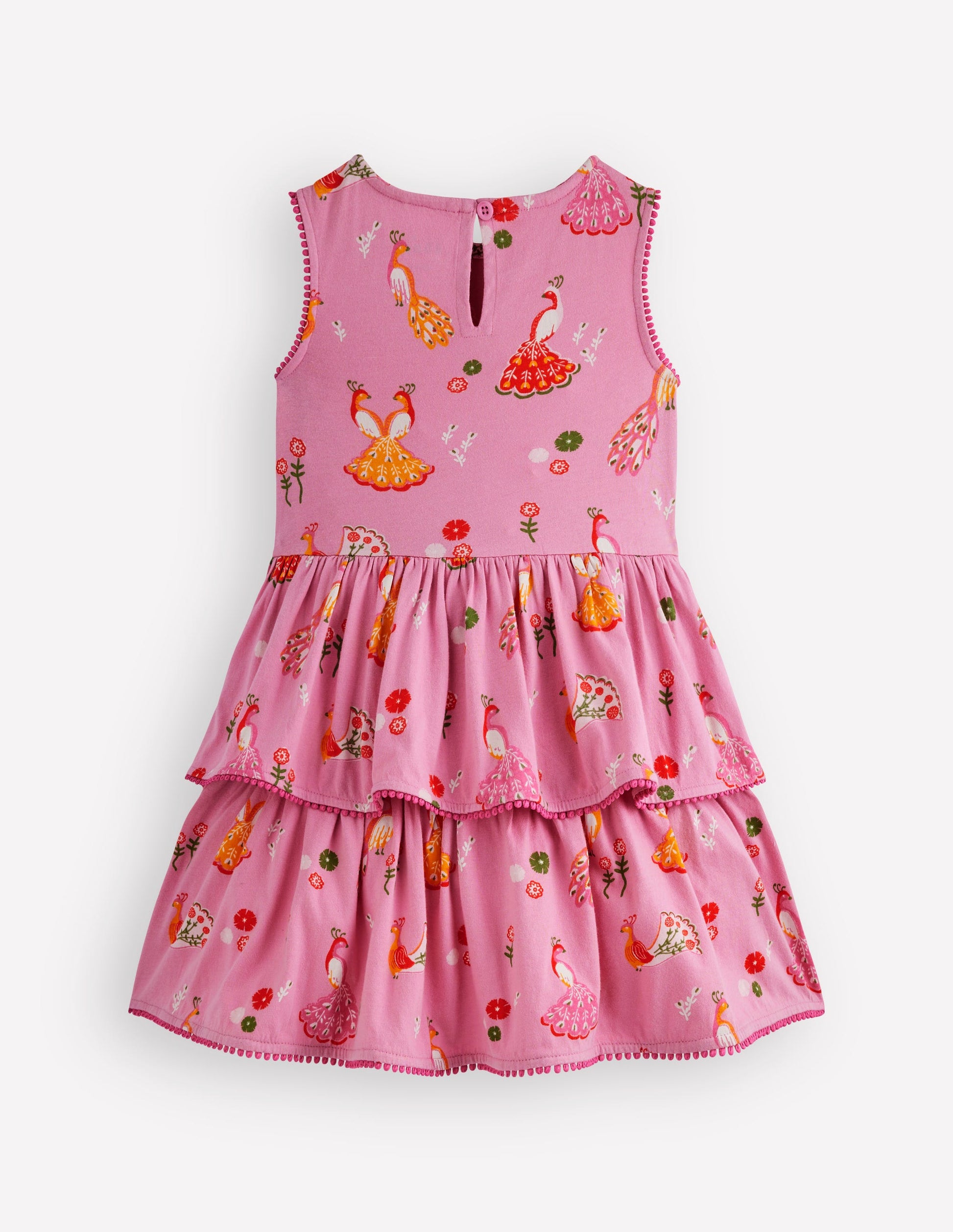 Tiered Jersey Sundress-Peacock-2