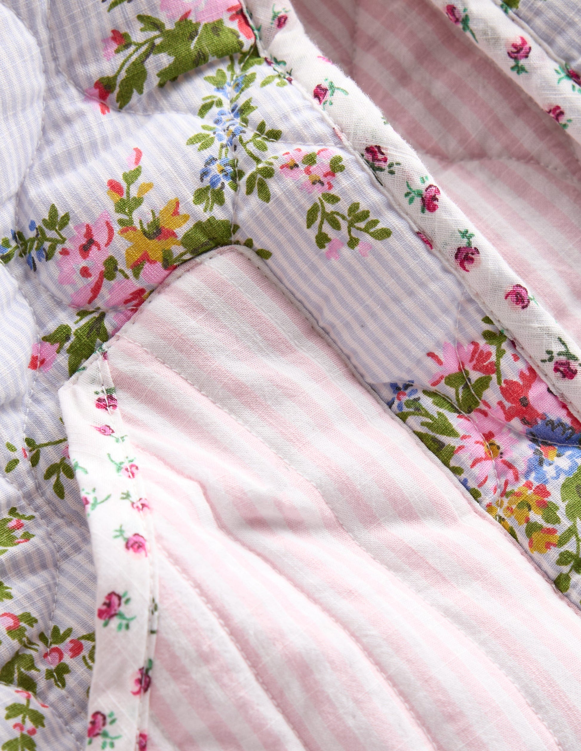 Reversible Quilted Jacket-Floral Hotch Potch-3