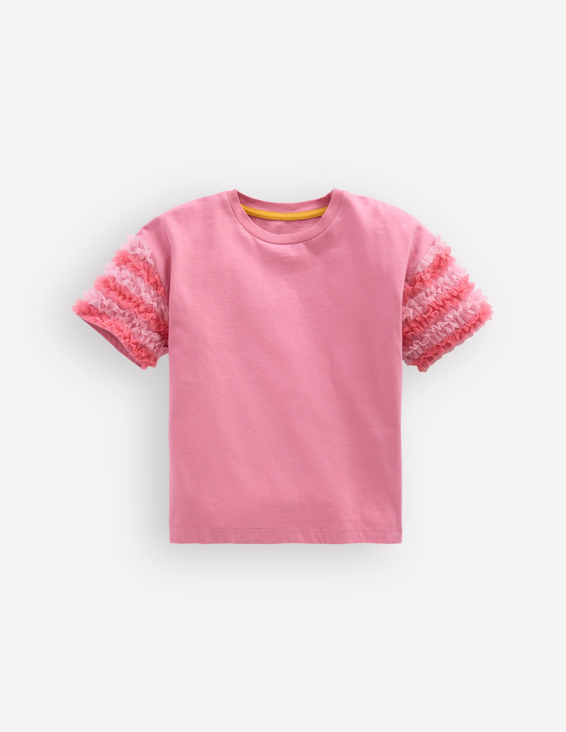 Tulle Mix Top-Pink Haze-1