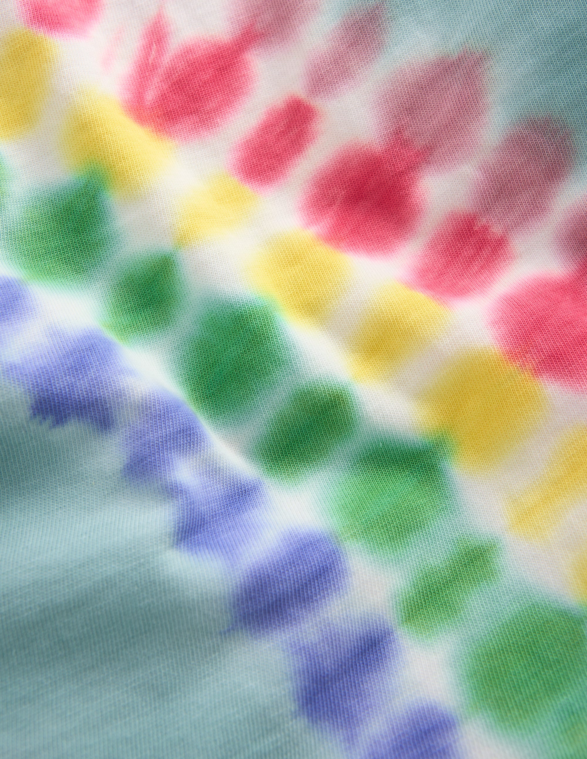 Tie Dye Logo Top-Dawn Blue Rainbow - Image 3