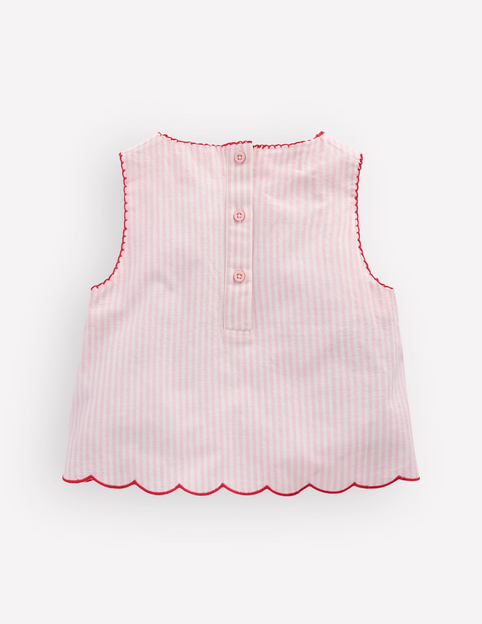 Woven Shell Top-Chalk Pink/ Ivory Floral-2