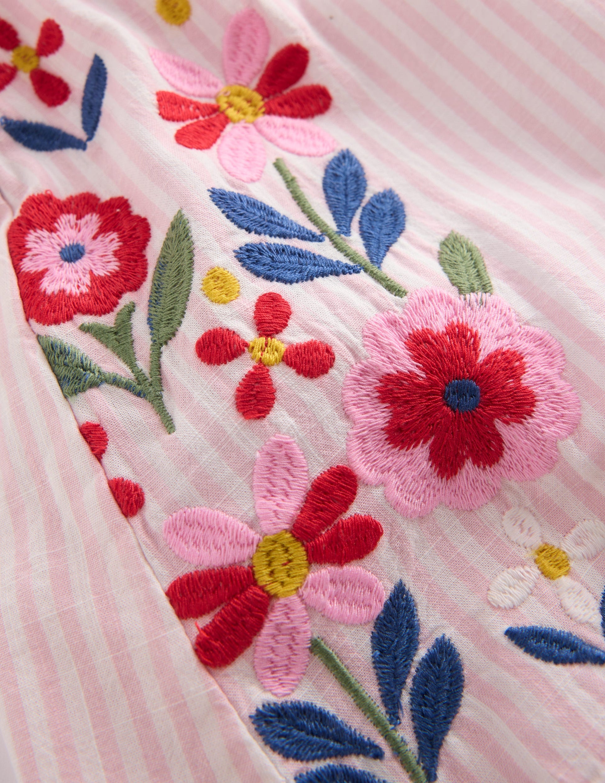 Woven Shell Top-Chalk Pink/ Ivory Floral-3