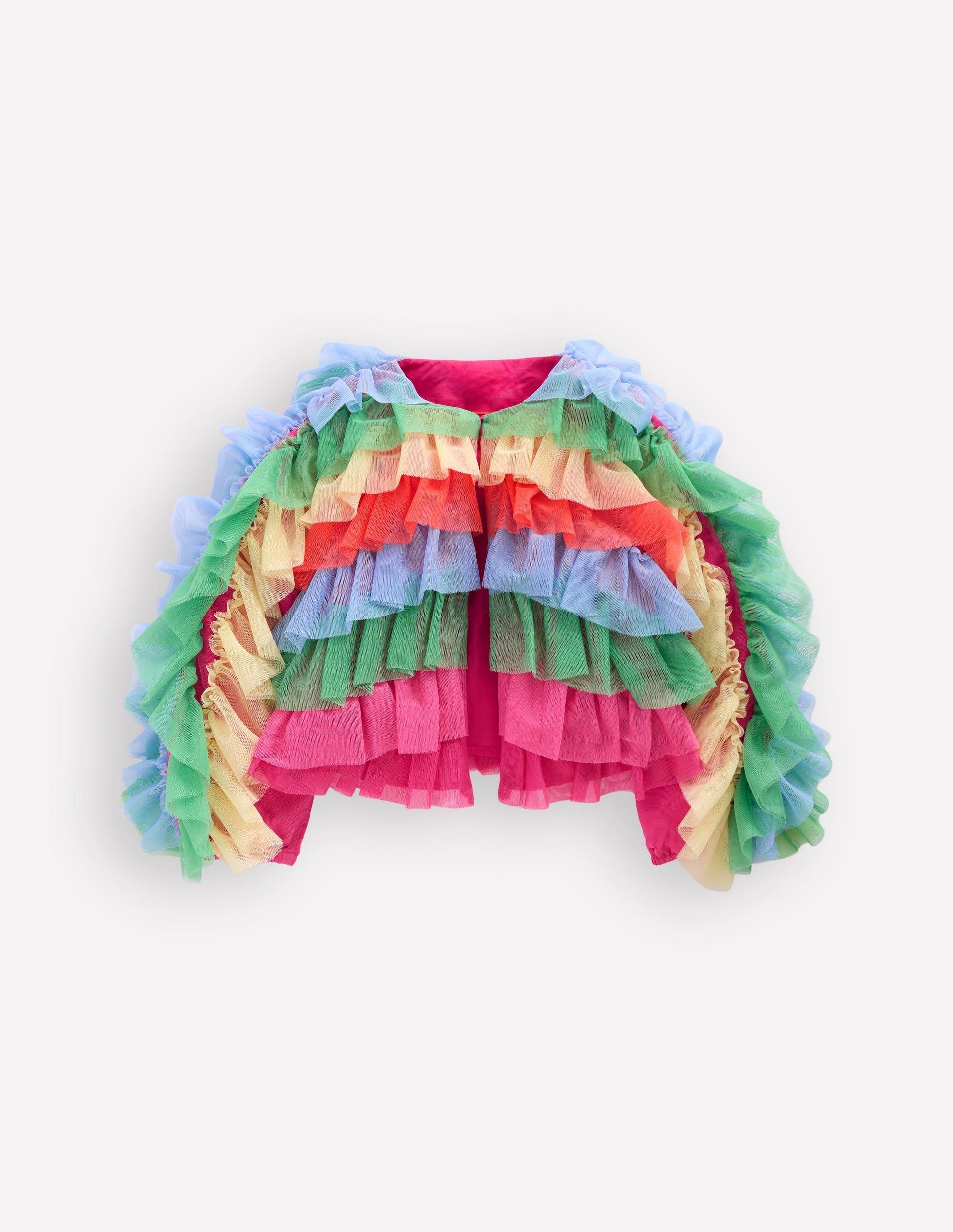 Rainbow Tulle Jacket-Multi Rainbow-4