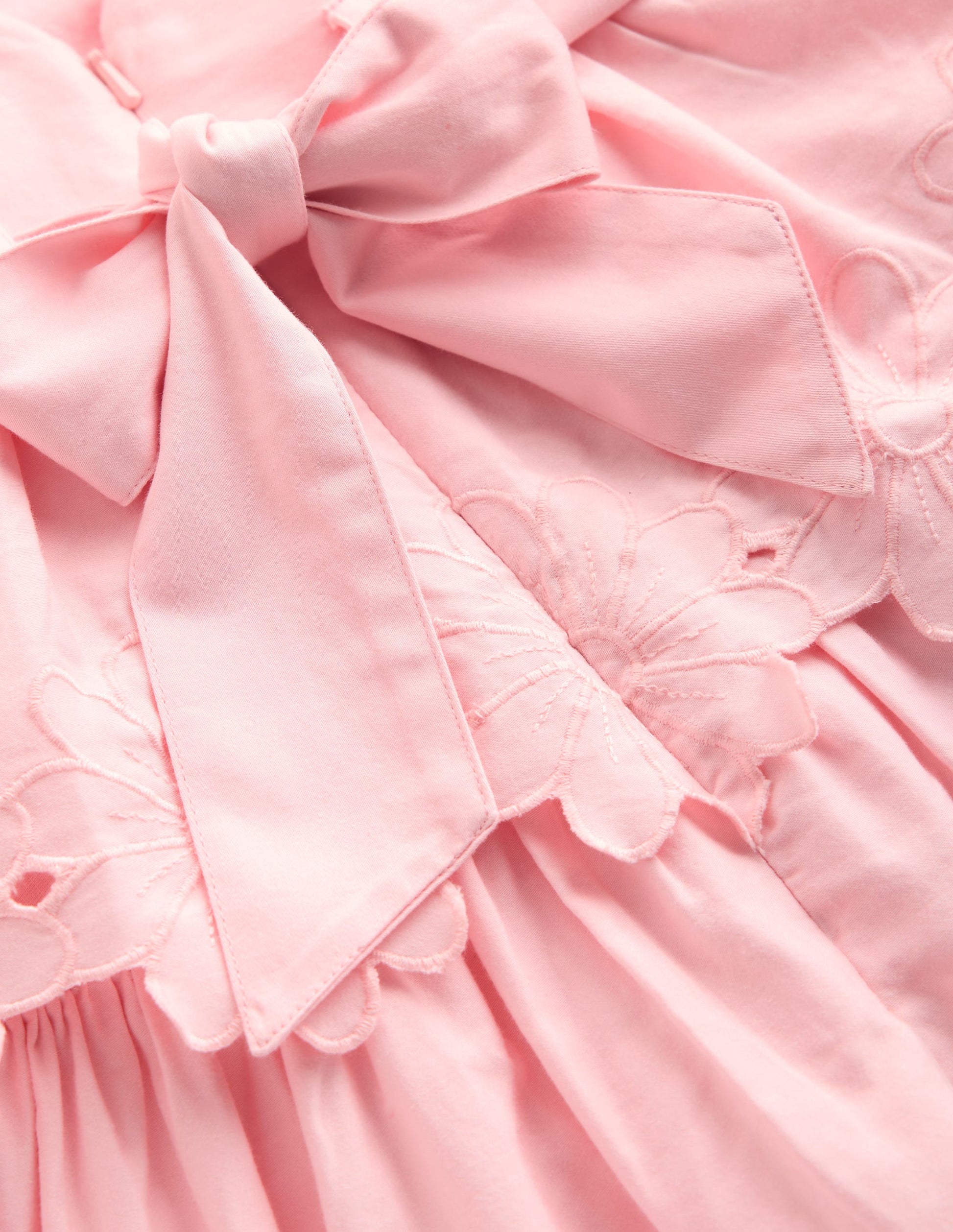 Flower Hem Occasion Dress-Pink-3