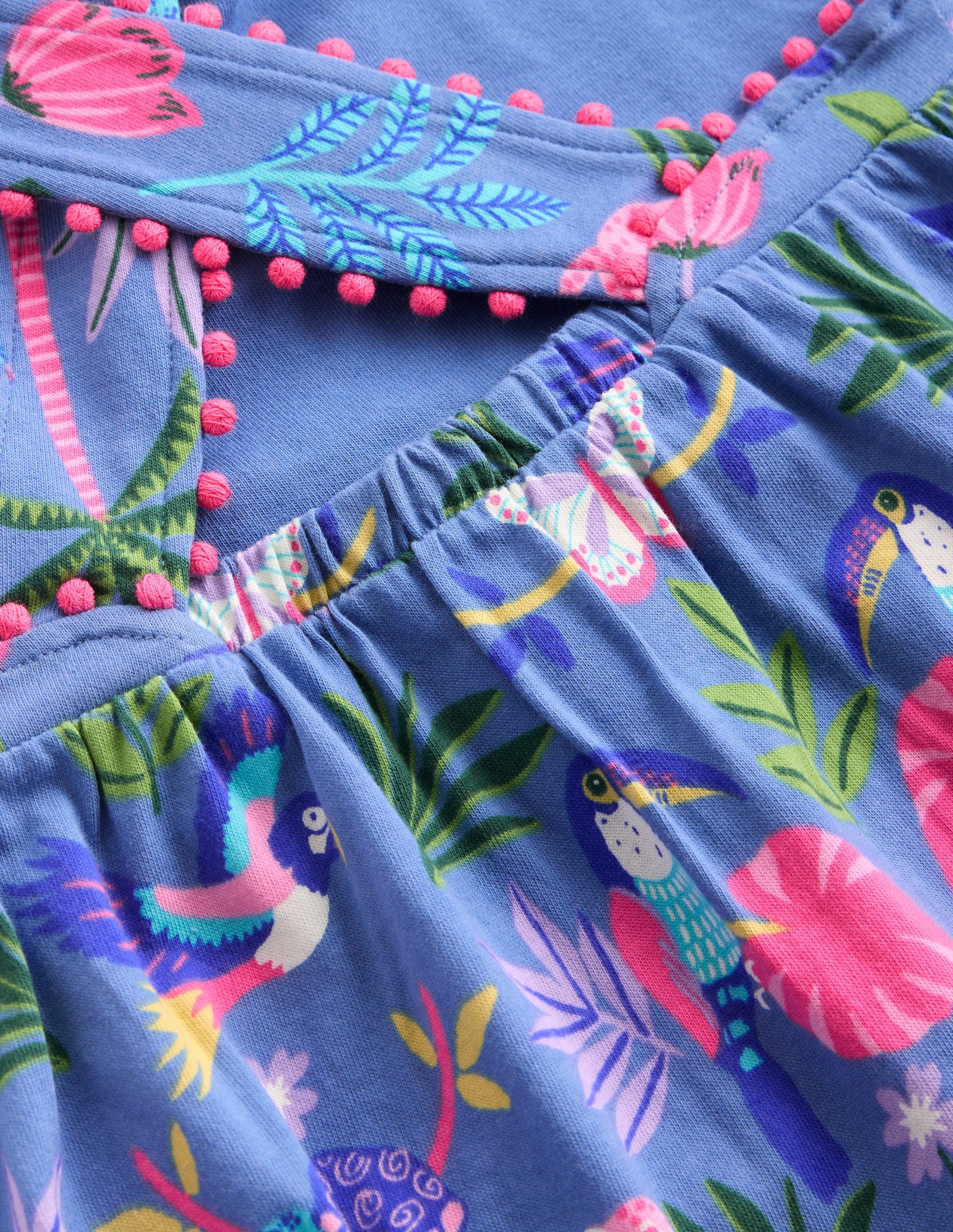 Jersey Cross-back Dress-Quiet Harbour Animal Palm-6