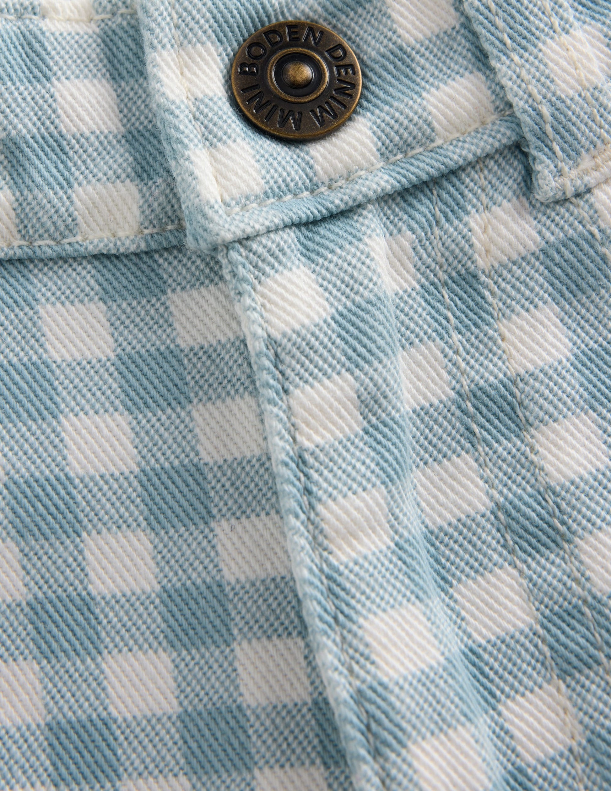 Capri Trousers-Blue Gingham-6