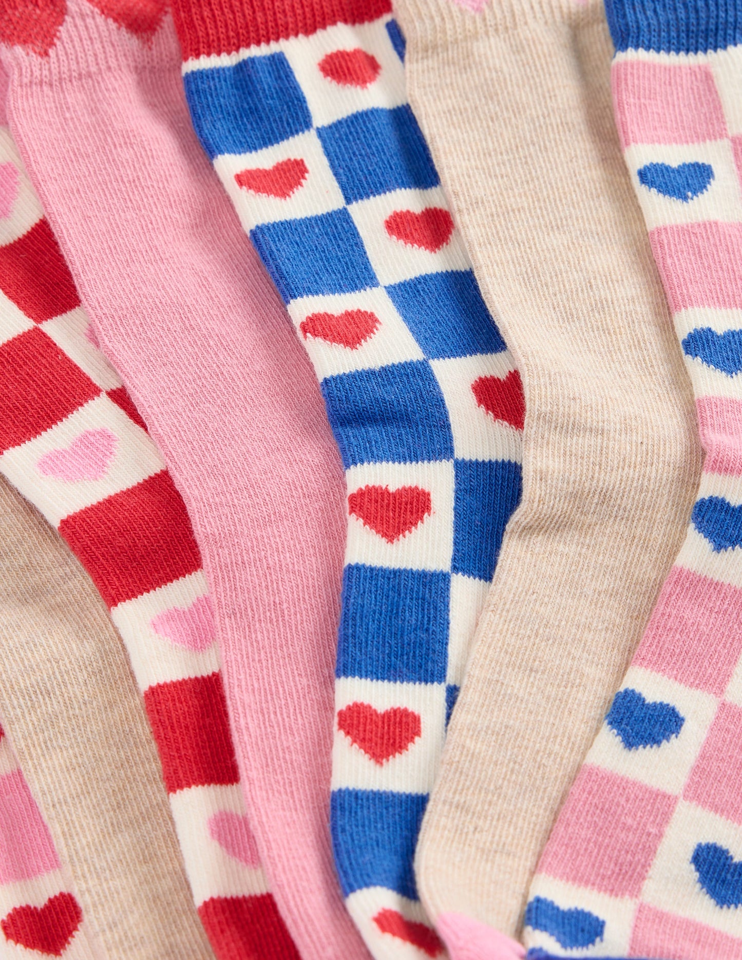Socks 7 Pack-hearts