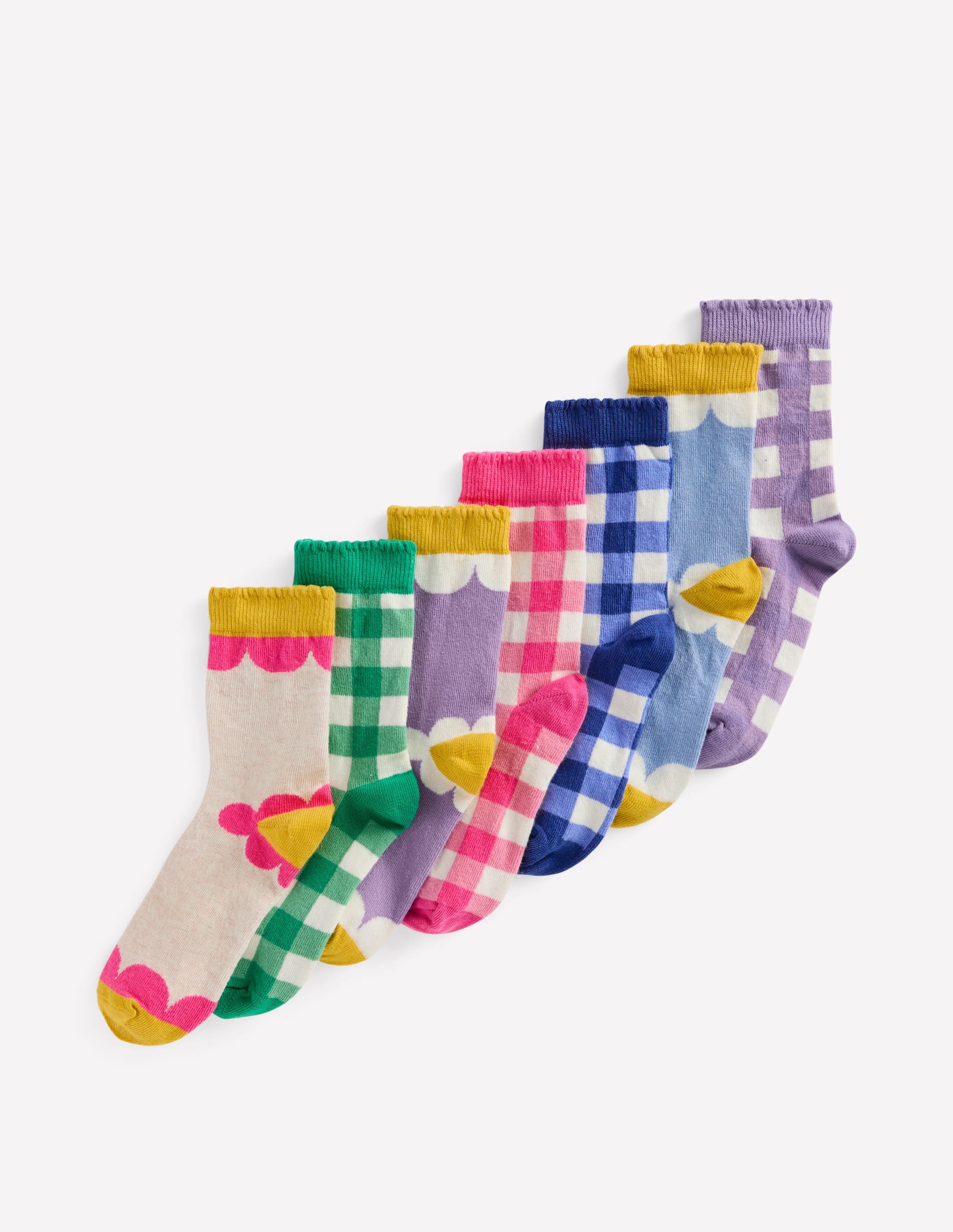 7-pack Socks-Flower - Image 1