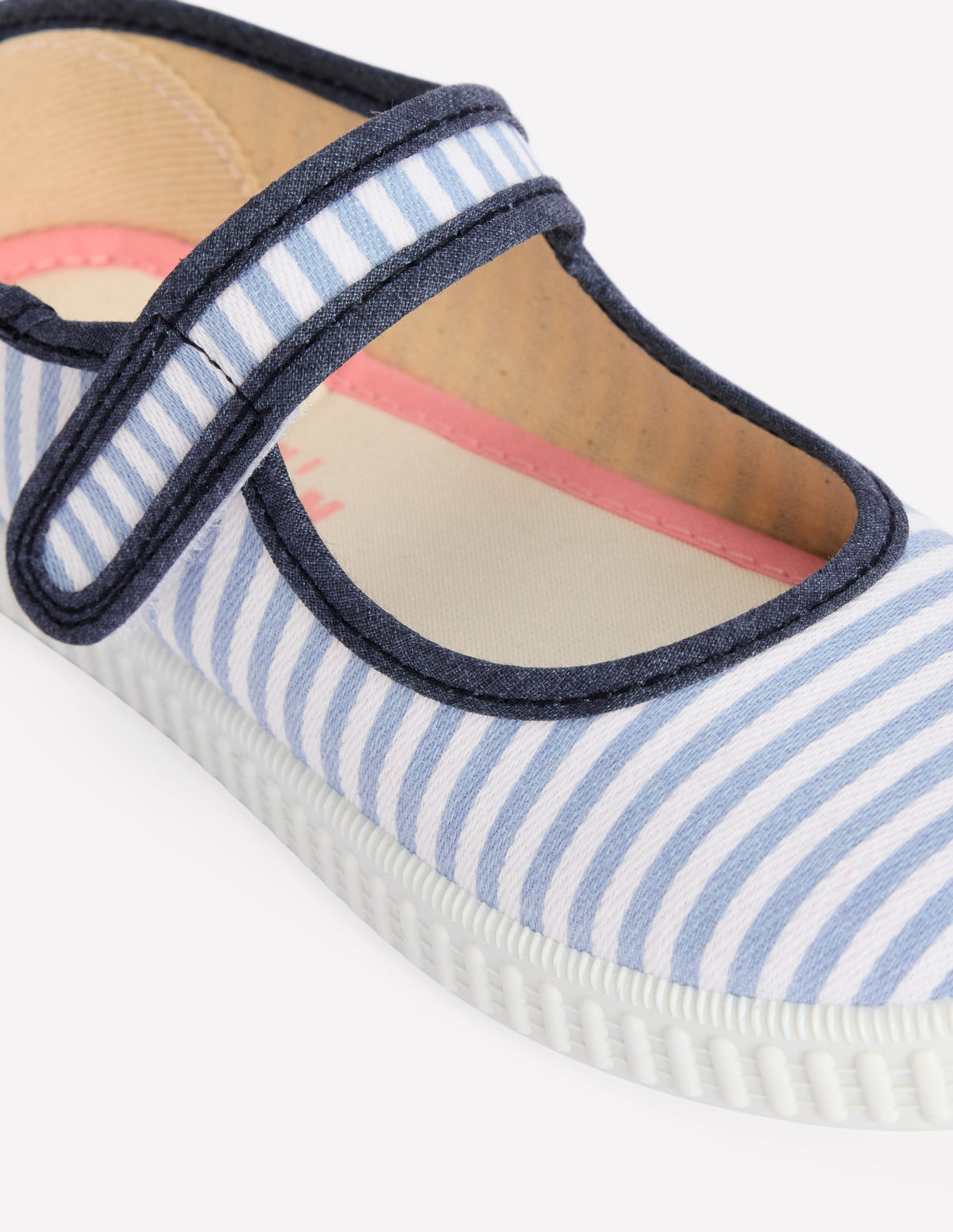Canvas Mary Janes-Stripe - Image 3