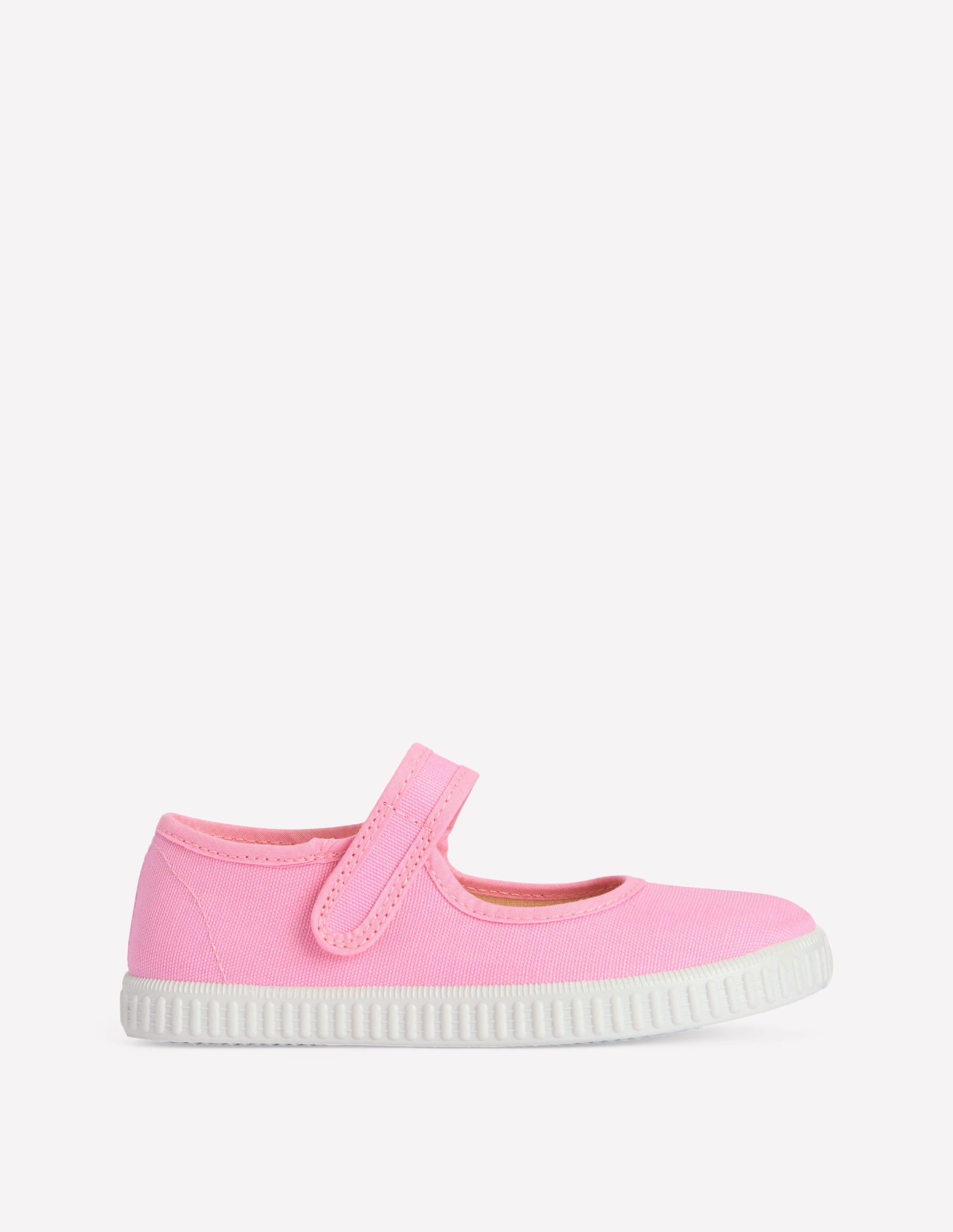 Canvas Mary Janes-Pink - Image 1