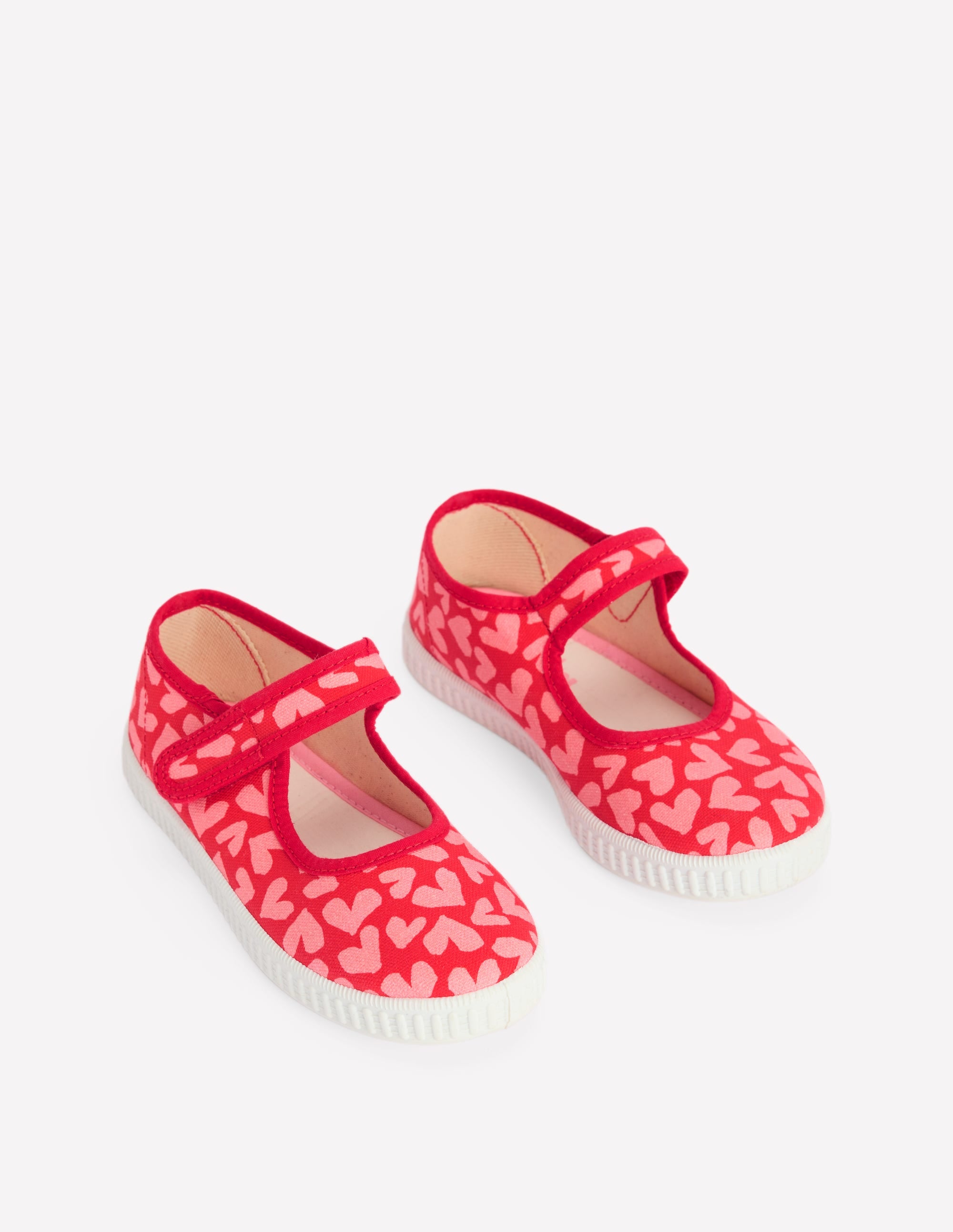Canvas Mary Janes-Hearts - Image 2