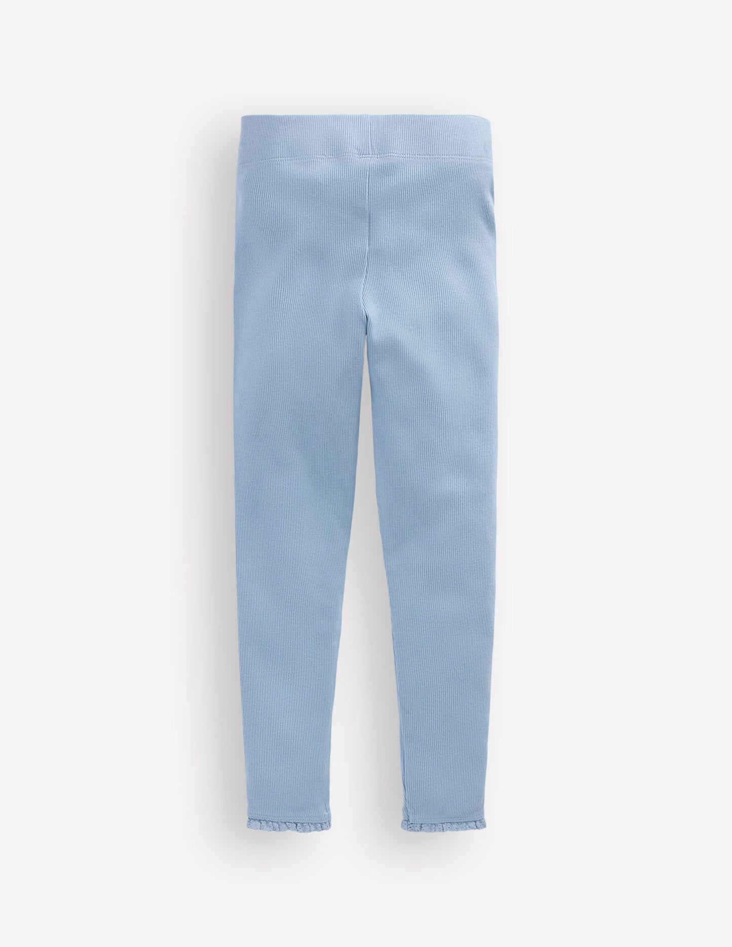 Ribbed Leggings-Glacier Blue