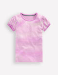 Short Sleeve Pointelle Top-Sugared