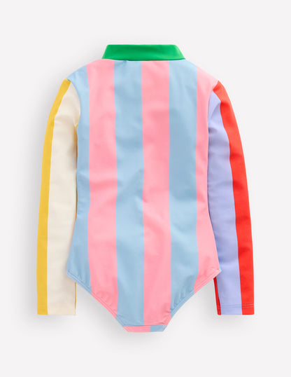 Long-Sleeved Swimsuit-Hotpotch Stripe-3