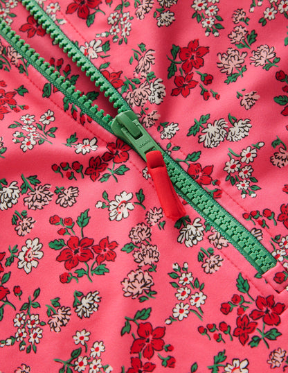 Long-Sleeved Swimsuit-Salmon Pink Meadow Floral-3