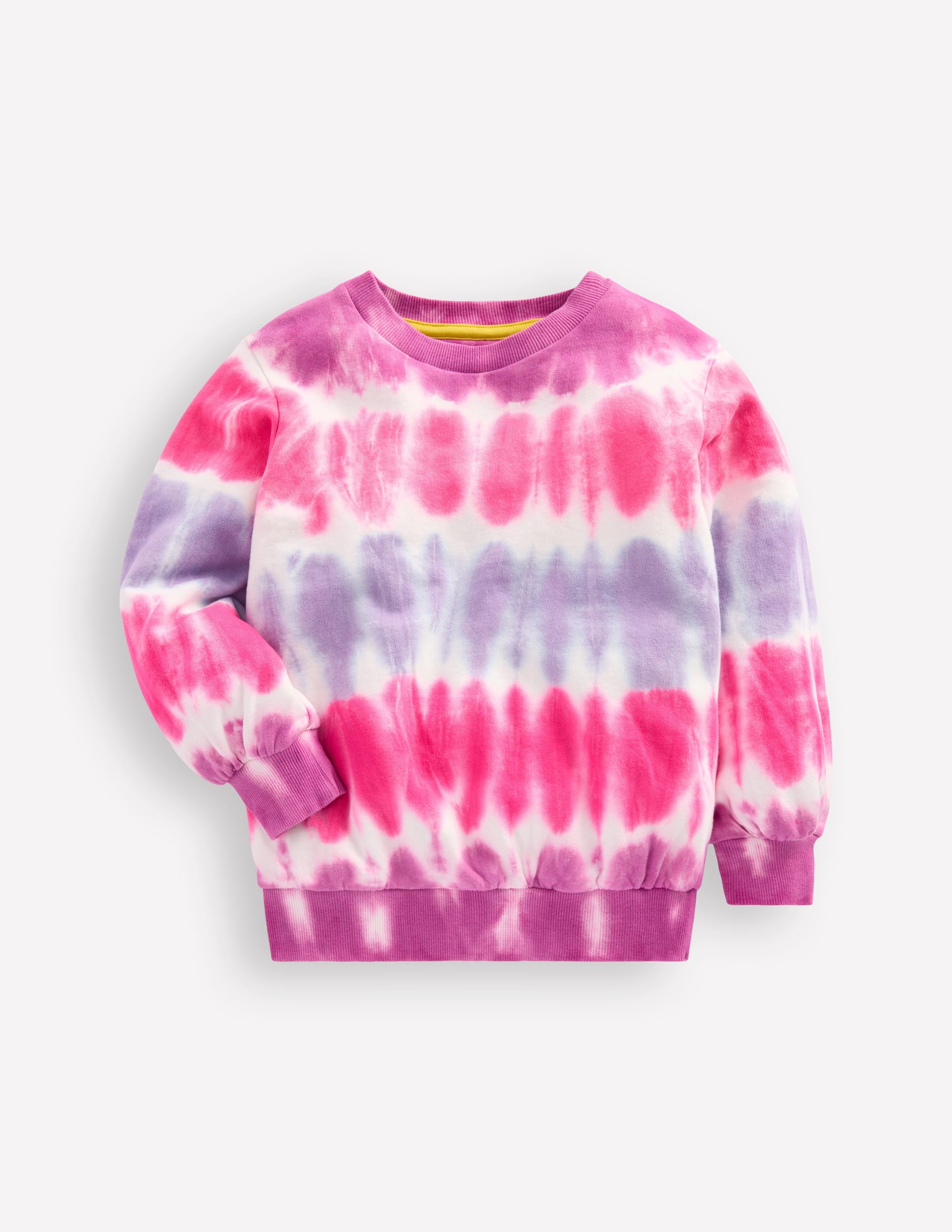 Printed Sweatshirt-Pink Tie Dye - Image 1