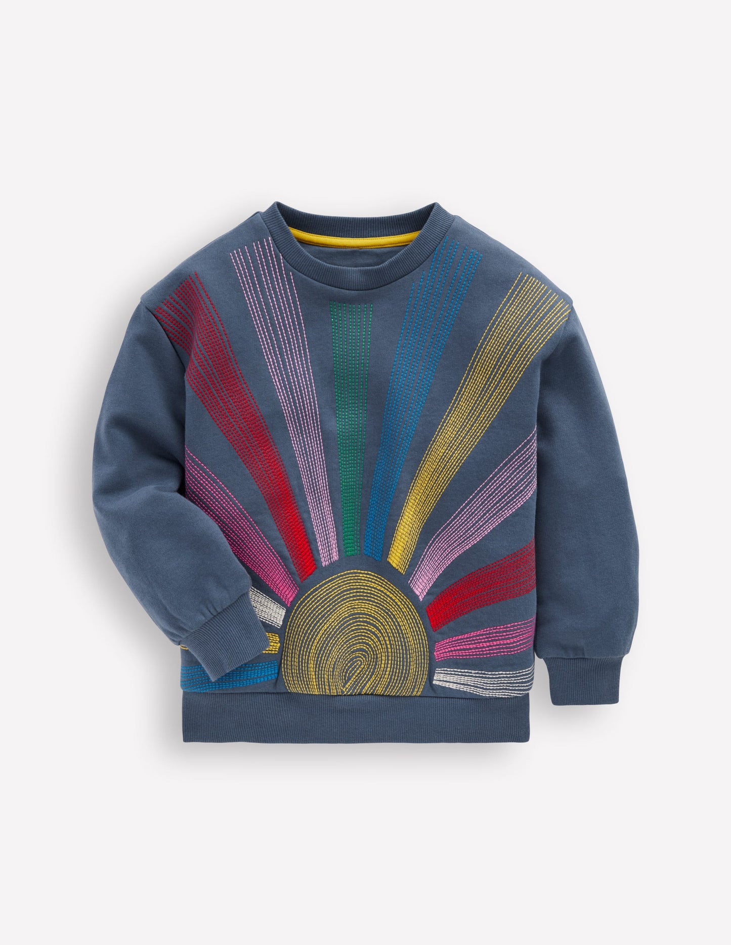 Bobbie Appliqué Sweatshirt-Vintage Indigo Sun