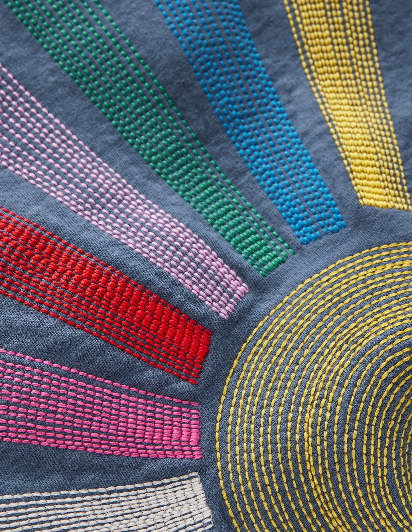 Bobbie Appliqué Sweatshirt-Vintage Indigo Sun