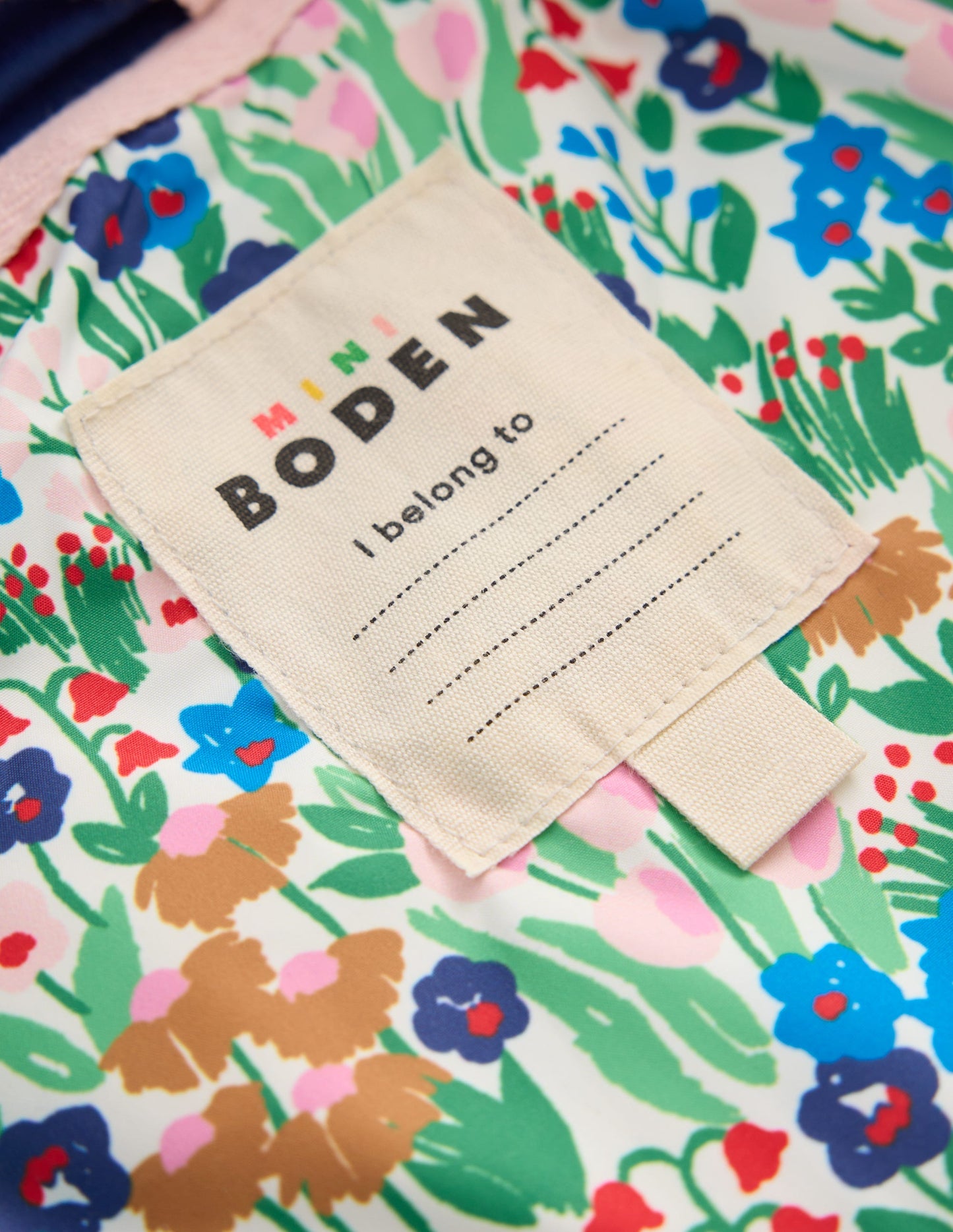 Janie Borg Mix Jacket-Blue Spring Flowerbed