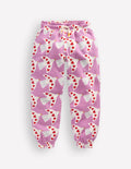 Fun Printed Joggers-Purple Doves