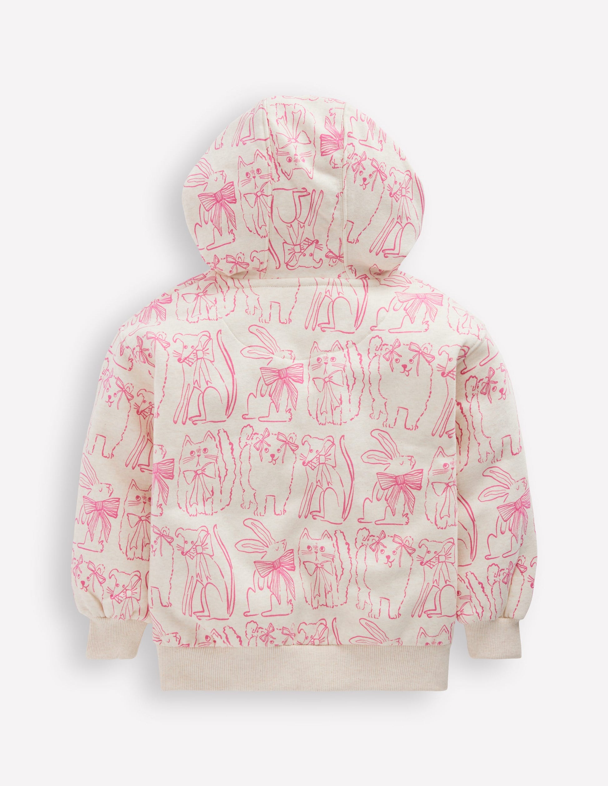 Printed Hoodie-Oatmeal Pets-6